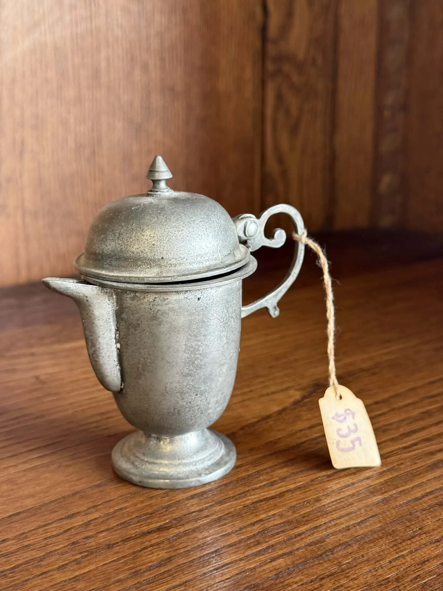 Pewter Lid Jug