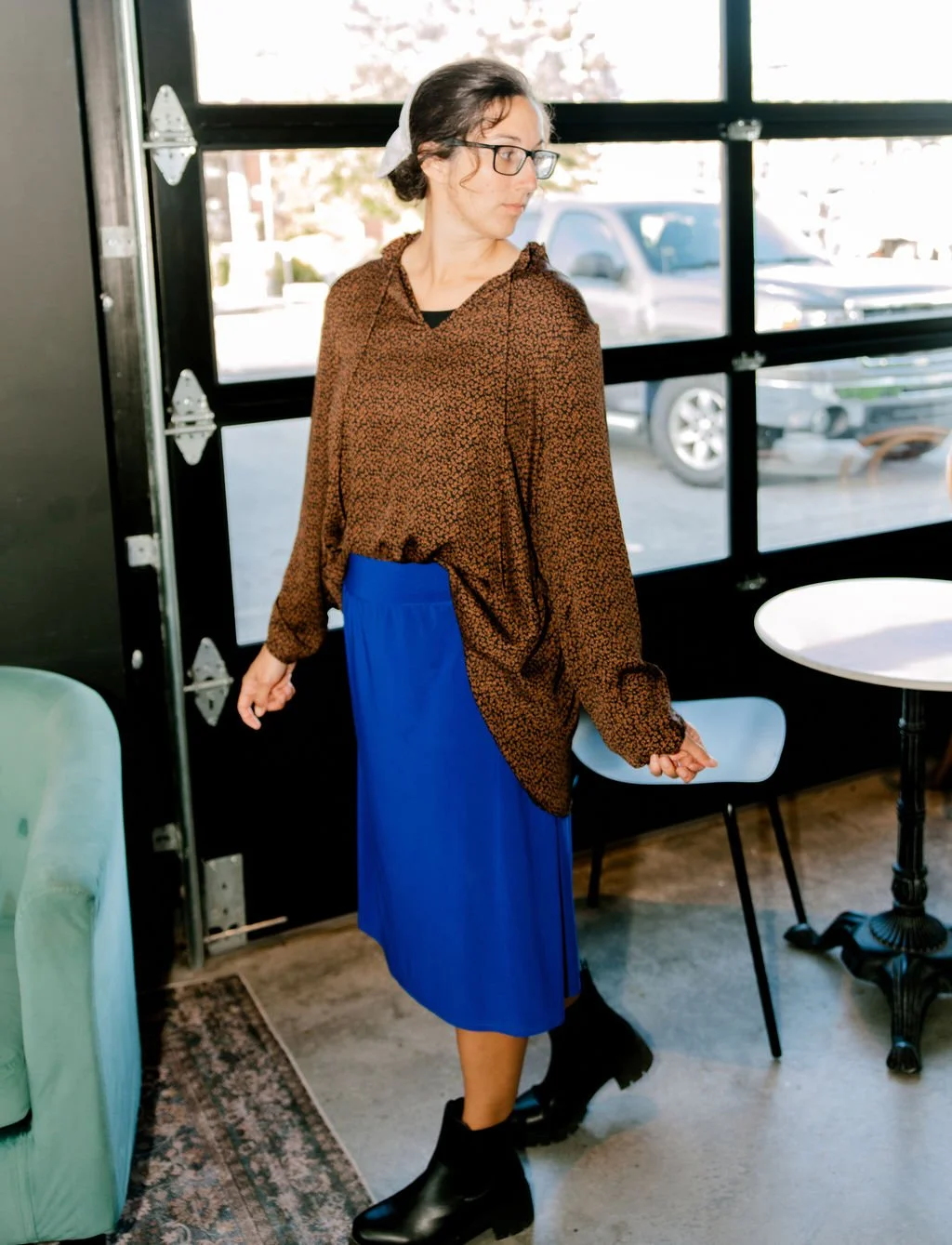 Style 1 Skort in Cobalt