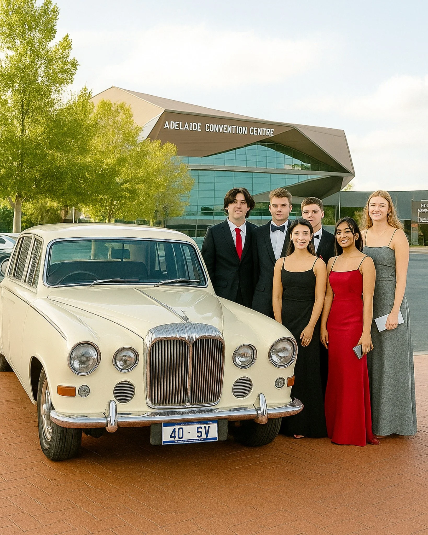 🎓 School formal season&rsquo;s here! Make your arrival one to remember with our Royal Daimler &mdash; a classic ride that can carry up to 8 passengers.

Grab your friends, dress to impress, and roll up in timeless style. With plenty of room, vintage
