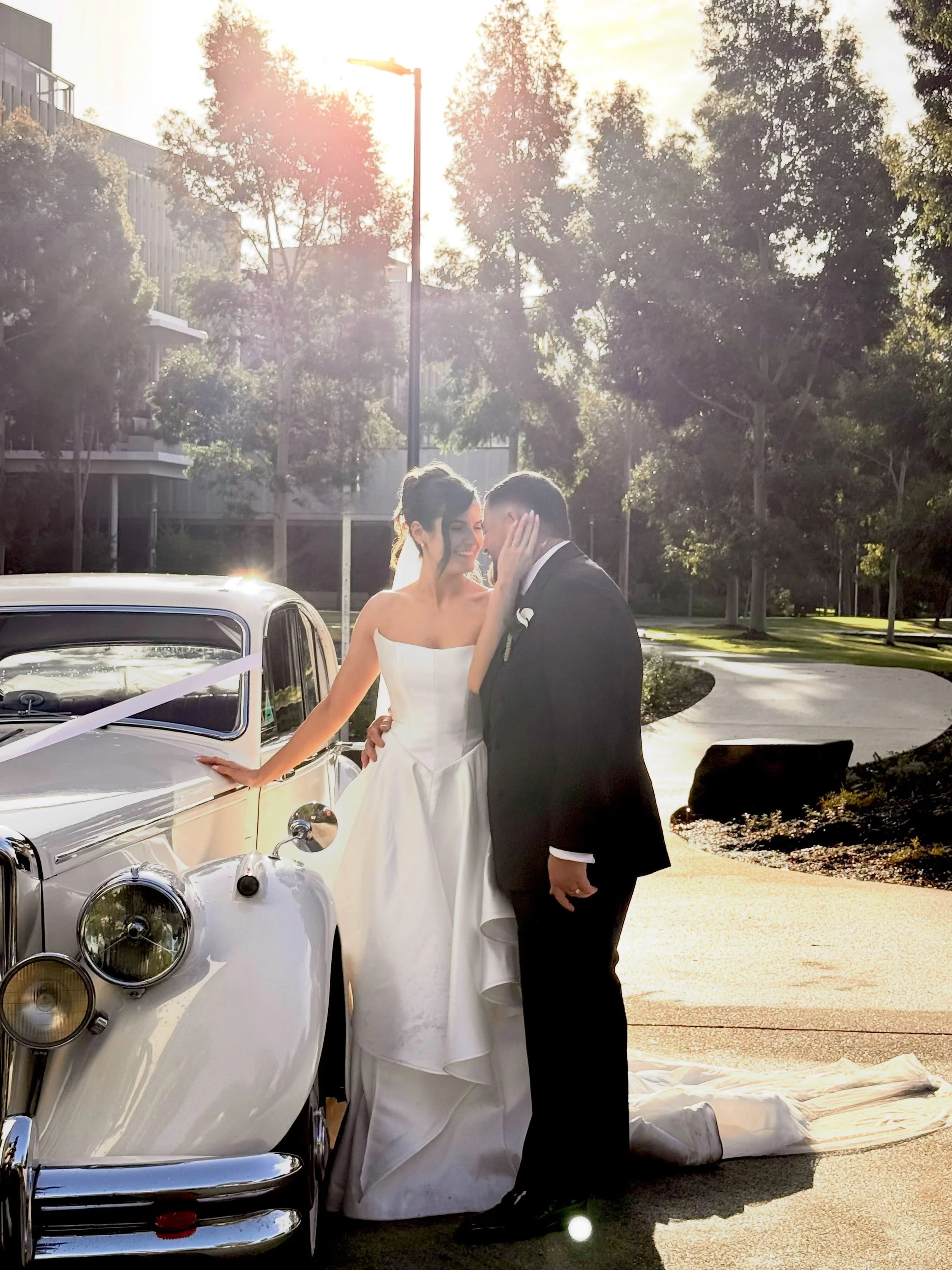 A big congratulations are in order for our latest newlyweds Isabella and Daniel! 🤍💍

What a fantastic line up of modern, vintage and classic vehicles for their wedding at Rostrevor College Chapel 💒 

🎥 @breyfuentesfilms_weddings 
📸  @dan_evans_p