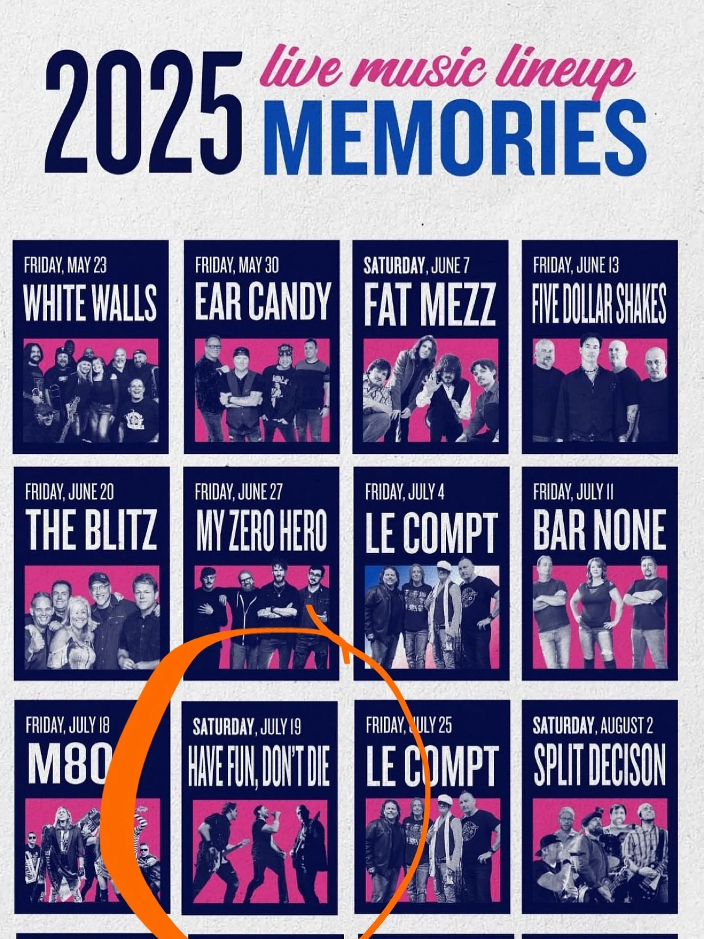 Dirty Jerz - we comin&rsquo; for you! 7/19 7-10pm. Jerry Blavat - we&rsquo;re gonna make you proud. #hfddband #thewood #myman