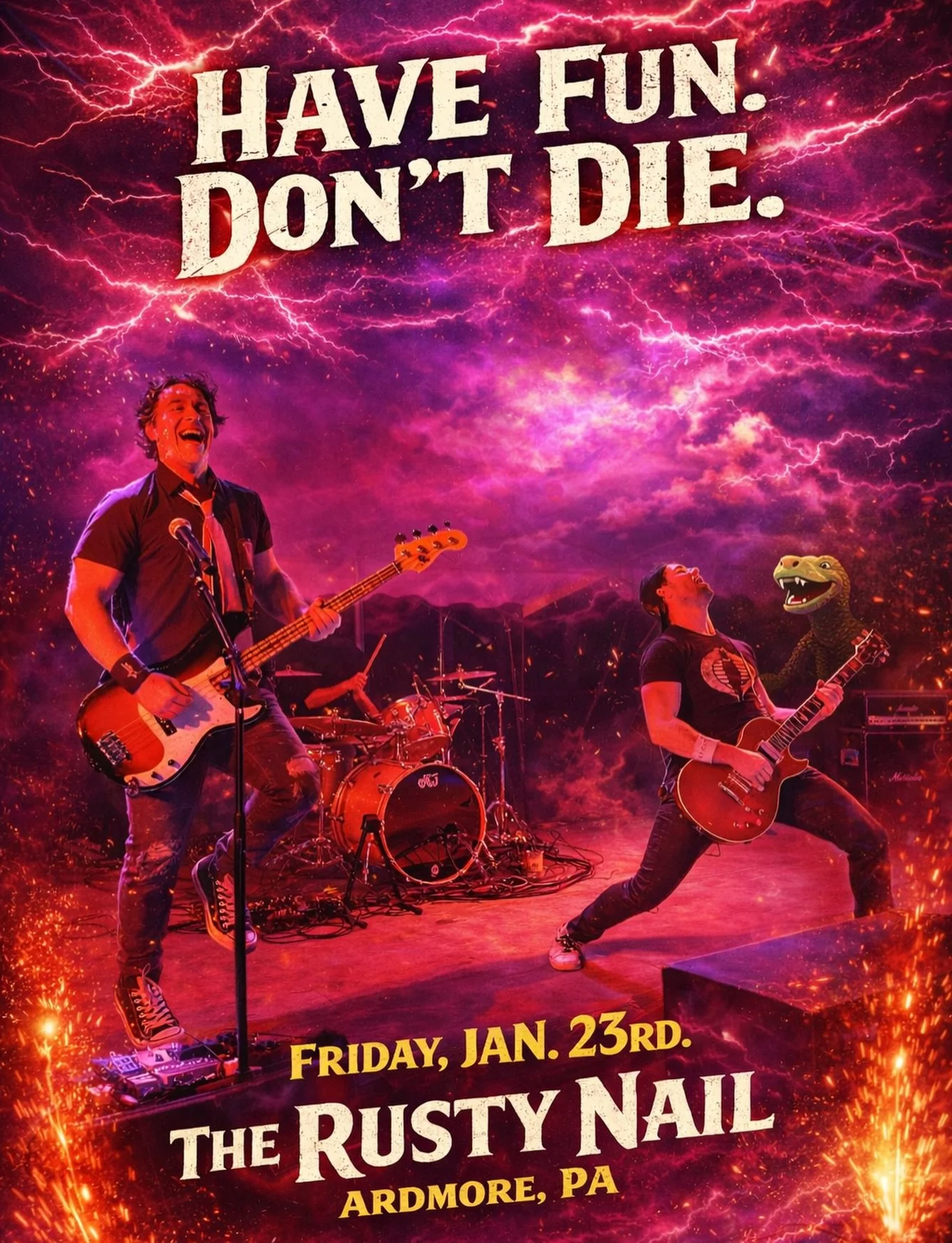 Friday 1/23/26 8-11 at &ldquo;The Nail&rdquo; is coming up quick! #divebardivebomb for the win. #hfdd