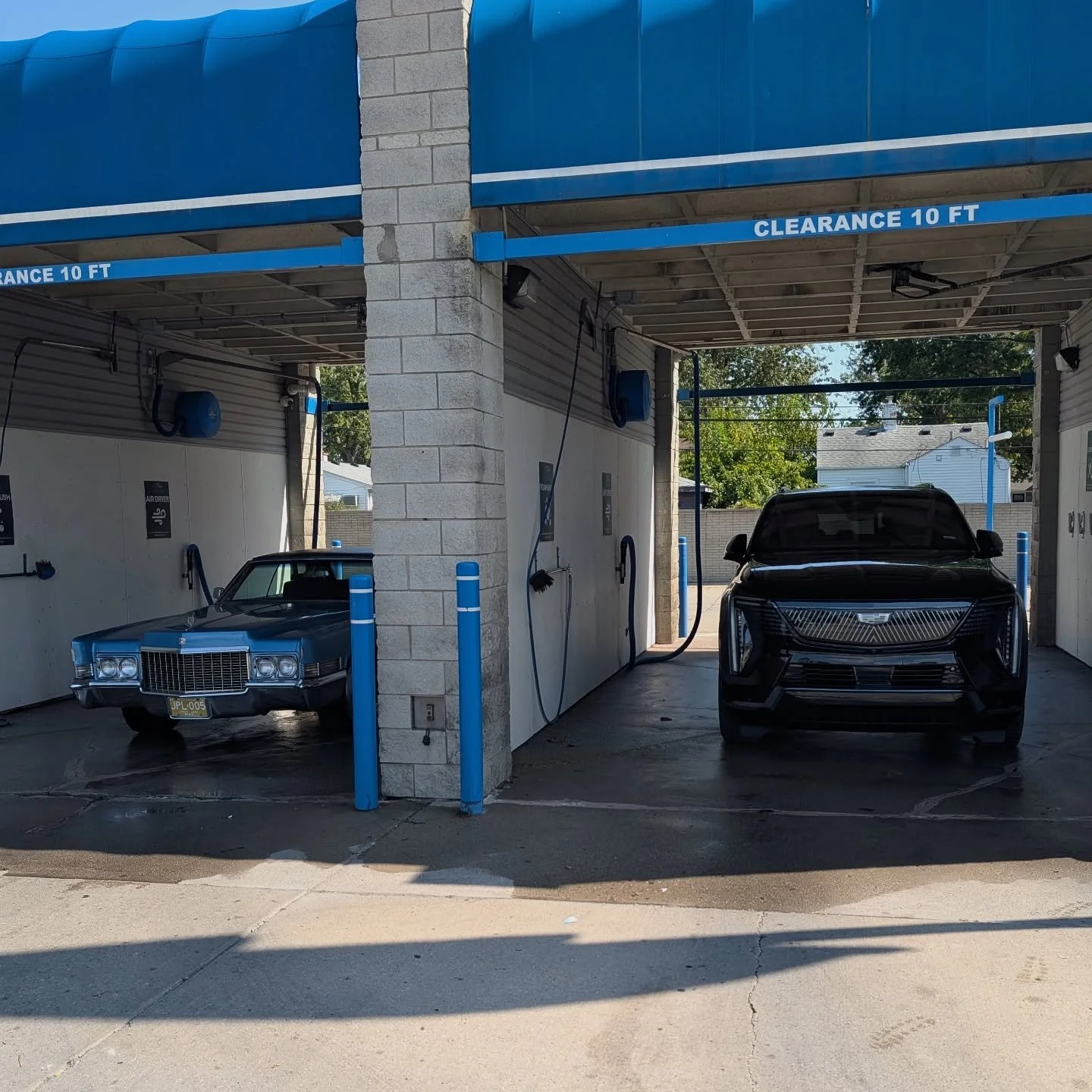 Who wore it better — 1970 or 2026? Either way, both rolled out spotless 🧼 Stop by and see why cars of every era love our bays 🚘✨#carwash #cadillac #classiccars #cardetail #cleancar #carsofinstagram #carsoffacebook #carguythings