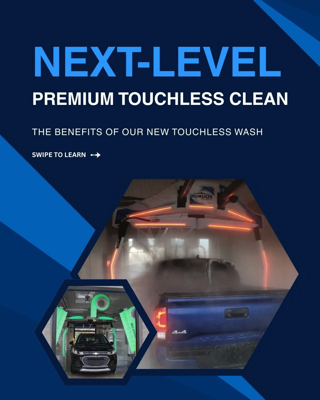 ➡️ Swipe to learn about the features and benefits of our new Touchless IBA Wash &mdash; launching this Friday! 

Follow us for special opening weekend announcements and updates 📲

#cardetailing #metrodetroit #carwash #touchlesscarwash #detroitcars