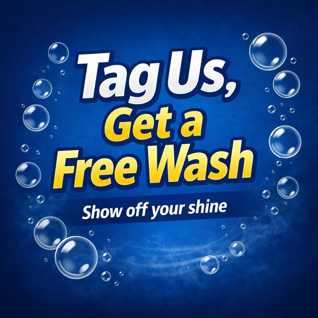 Post a pic of your car after washing with us &amp; tag us to be entered to win a FREE wash 🧼✨

We&rsquo;ll be reposting our favorites 👀

Let&rsquo;s see that shine! 

#metrodetroit #carwash #detroitcars #touchlesscarwash #cleancar