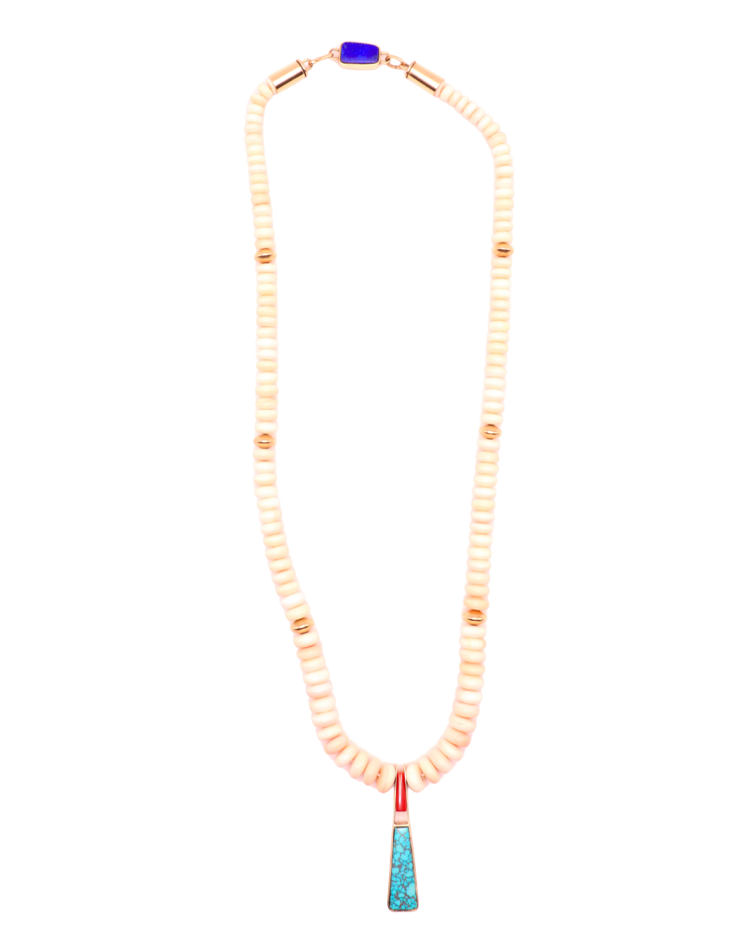 Victor Beck 14k Beaded Gold Necklace