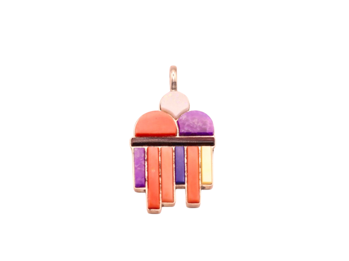 Christina Eustace Raincloud Inlay Pendant
