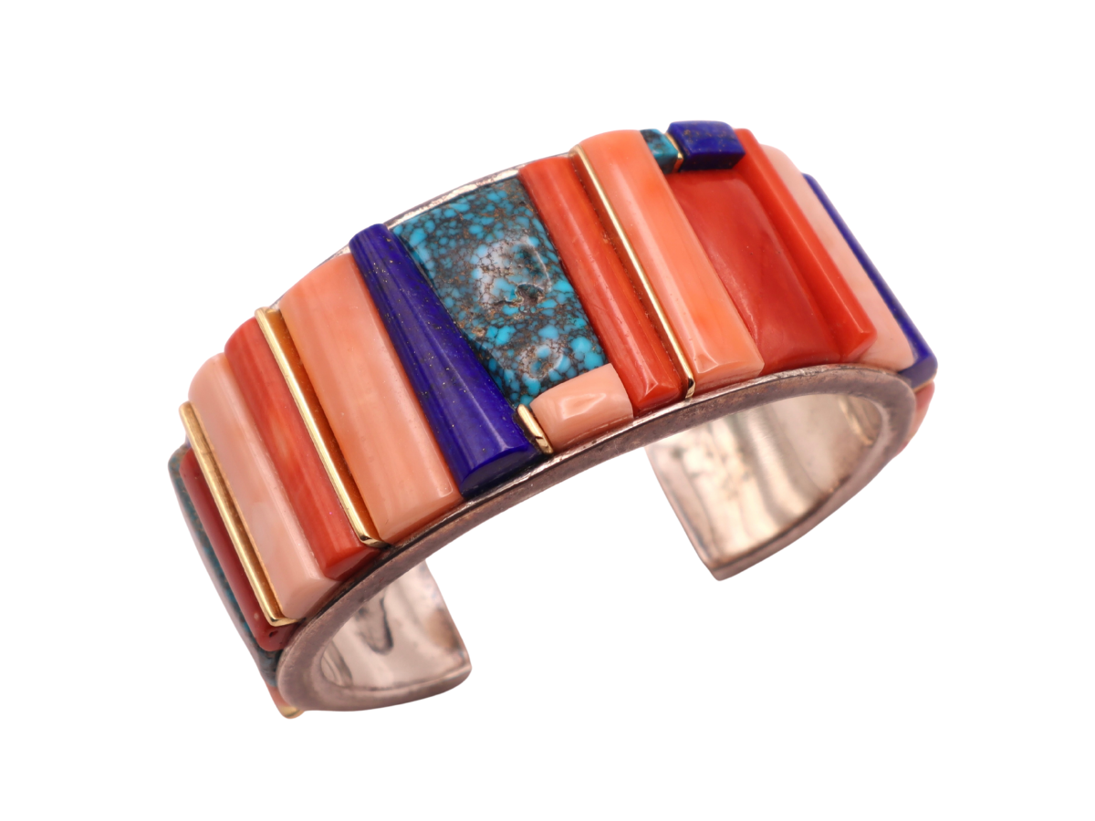 Olin Tsingine Multi Stone Inlay Bracelet 6