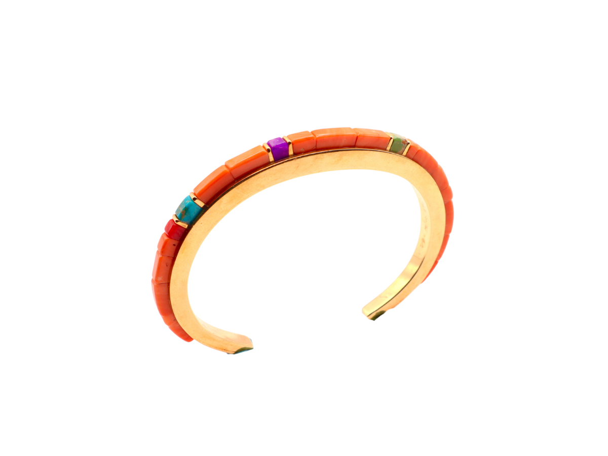 Vernon Haaskie 18k Gold Inlay bracelet size 7