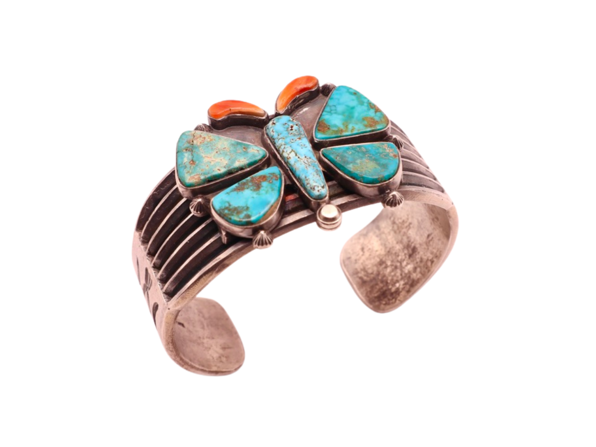 Harry Morgan Royston and Spiney Oyster Butterfly Bracelet 7.25