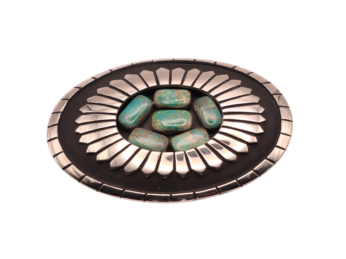 Royston Turquoise Shadowbox Buckle