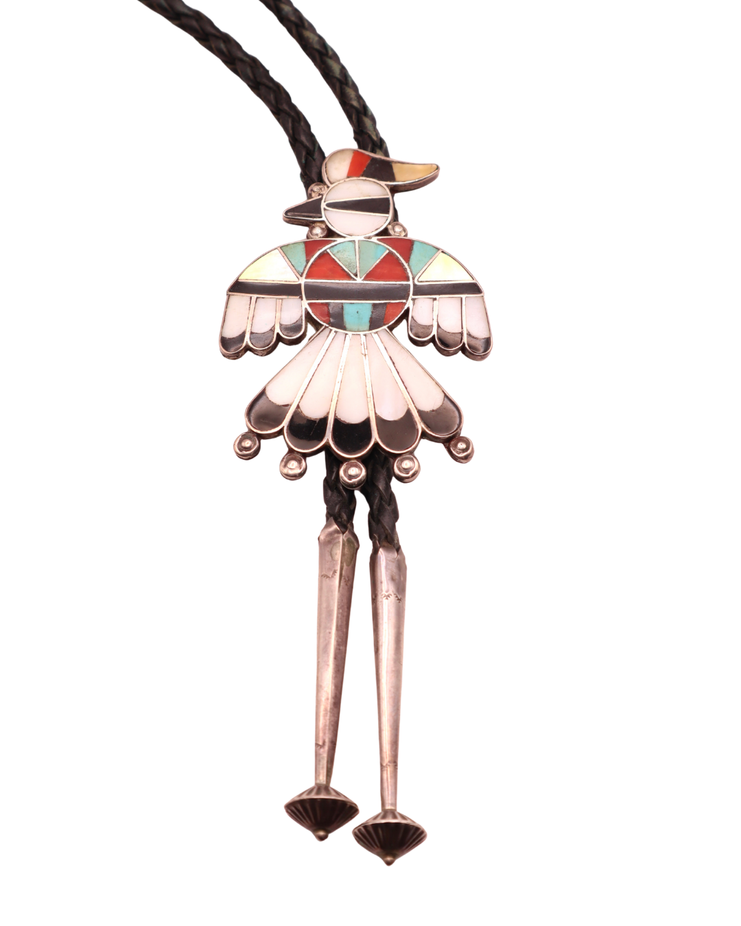 Zuni Attr Frank Vacit Thunderbird Bolo