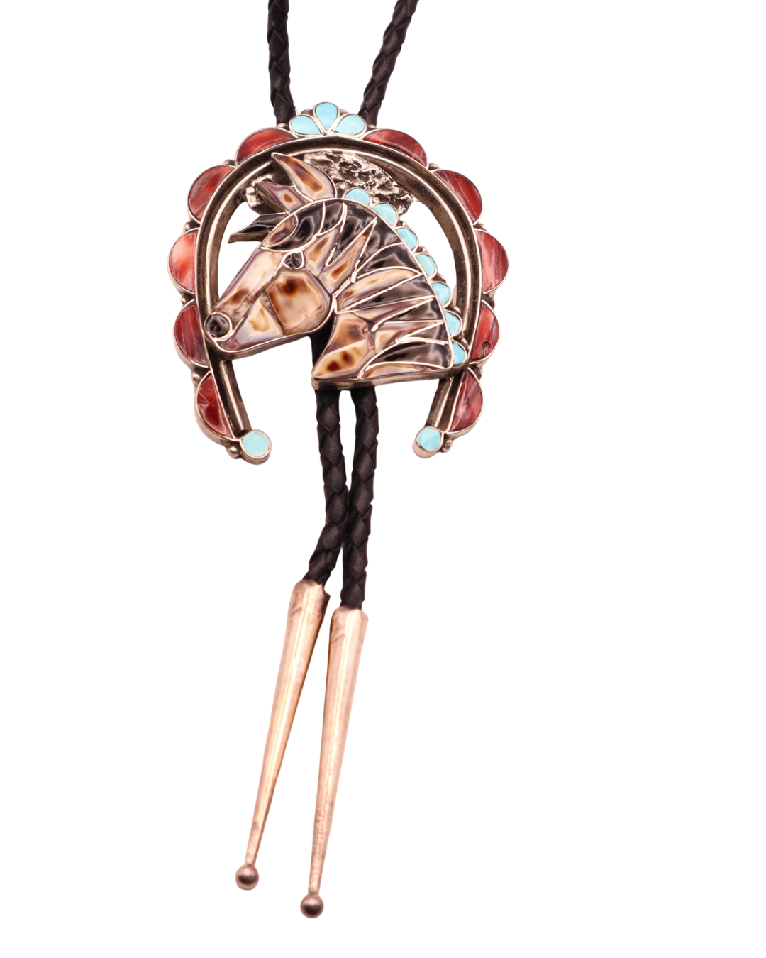 Cowrie Shell Horse Bolo