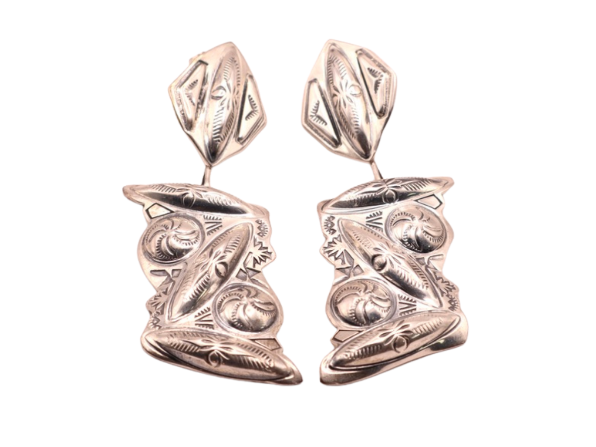 Dakota Willie Repousse Earrings