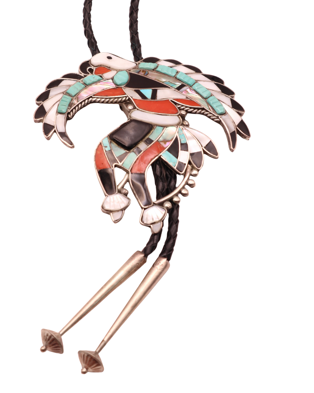 Vera Luna Zuni Inlay Eagle Dancer Bolo