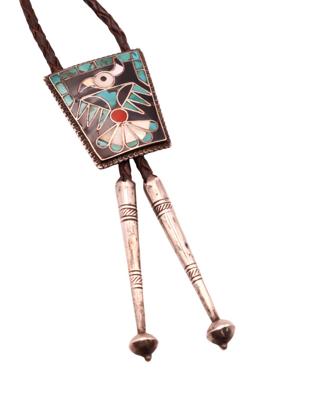 1940-50's Zuni Inlay Bird bolo