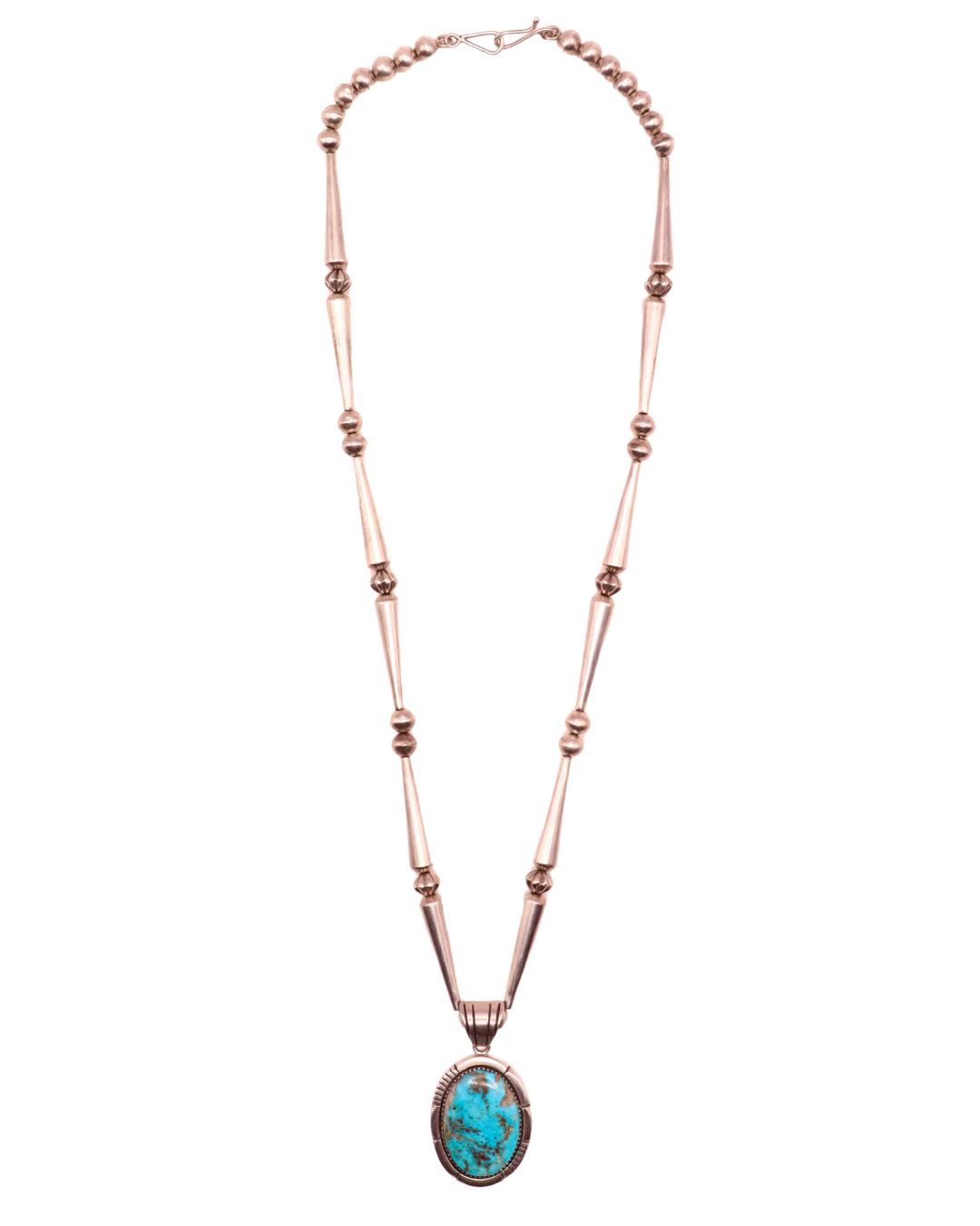 Mary Marie Lincoln Morenci Silver Necklace