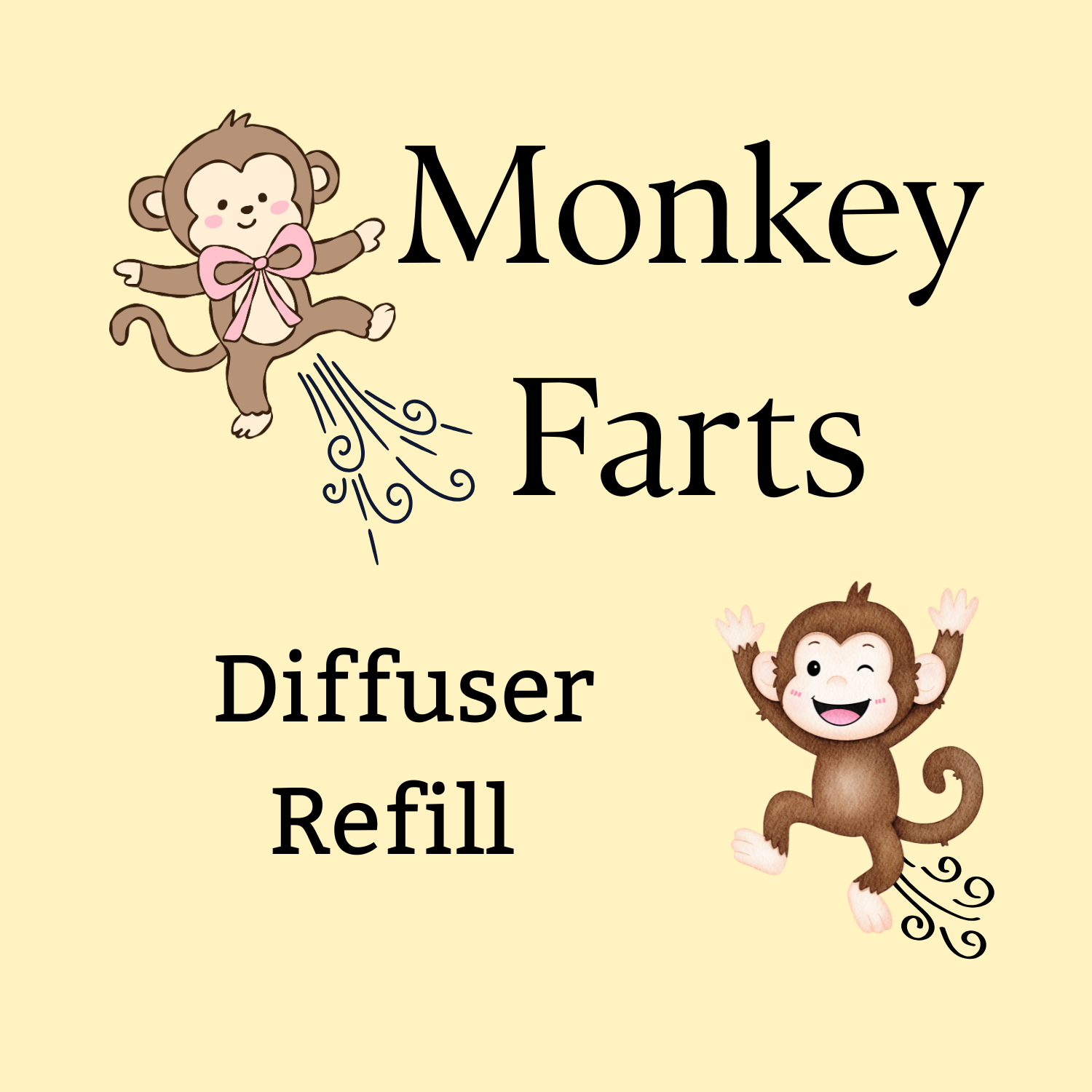Monkey Farts Diffuser Refill