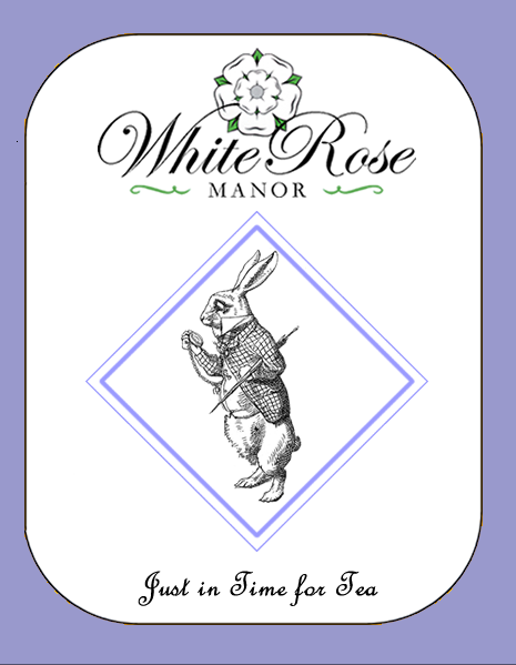 Description: Herbal/Tisane. No caffeine. Herbal blend with hibiscus flowers, rose hips, orange, and apple pieces.
Label: Wonderland Collection
Recommended: Pour boiling (212°F) water over tea leaves.
Note: Several teas are fabulous when poured ov
