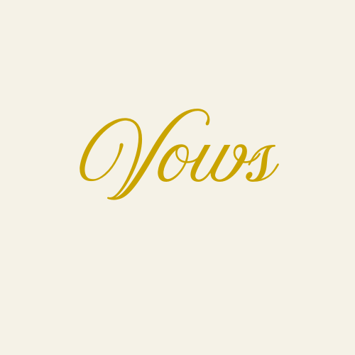 Vows Booklet