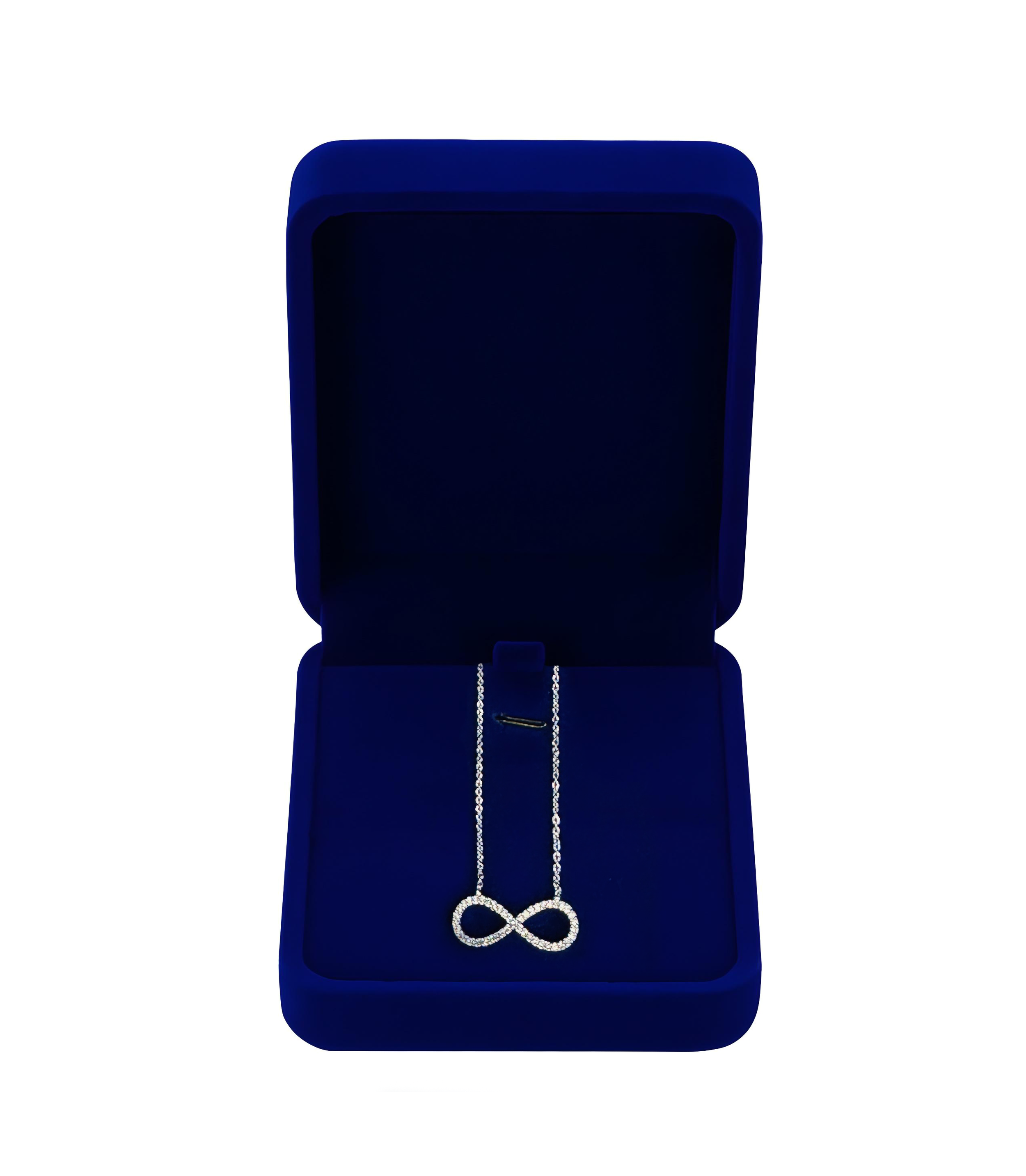 No Nazar Silver Infinity Necklace