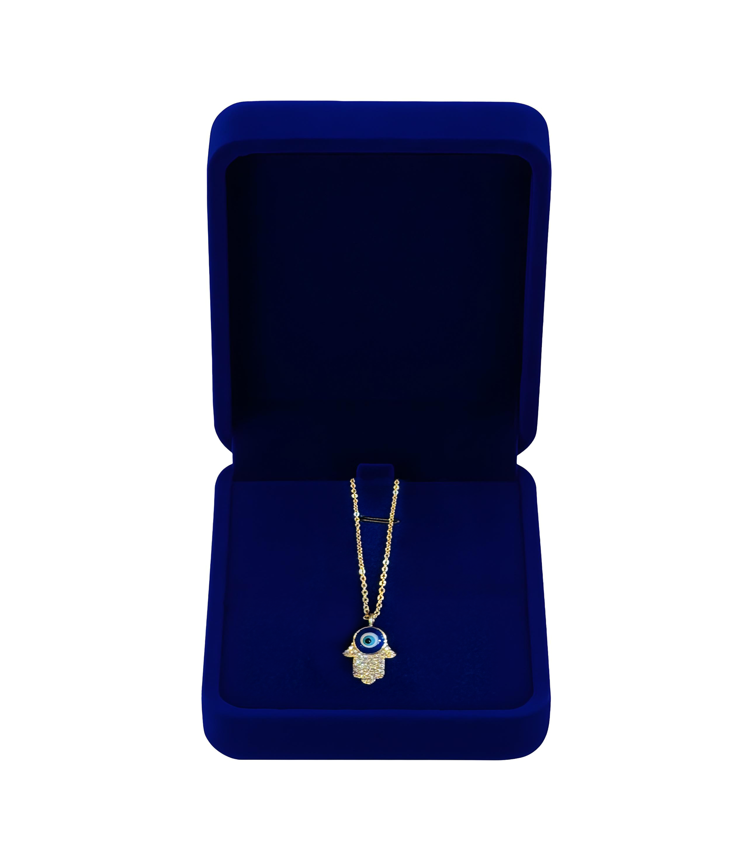 No Nazar Gold Evil Eye Protection Necklace