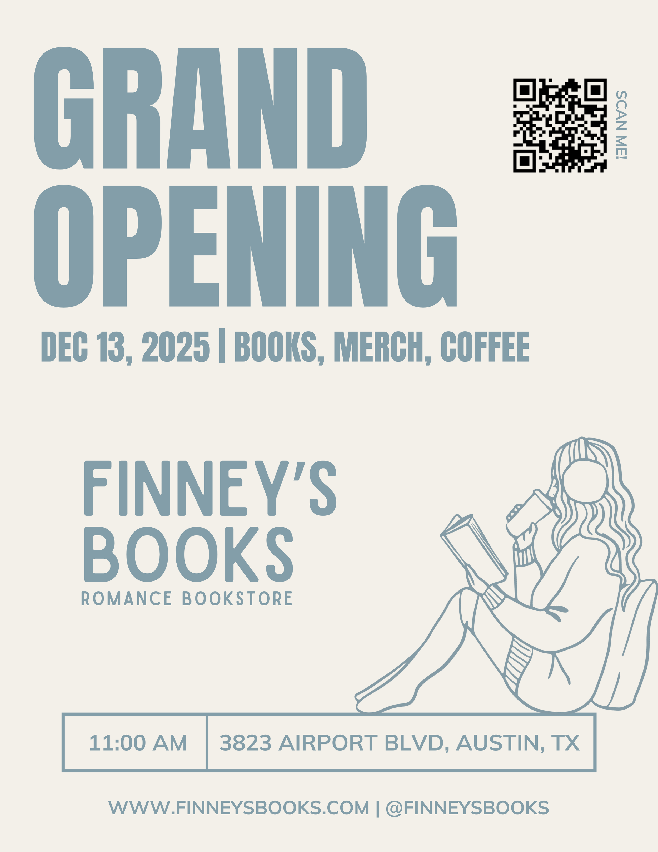 Grand opening flyer