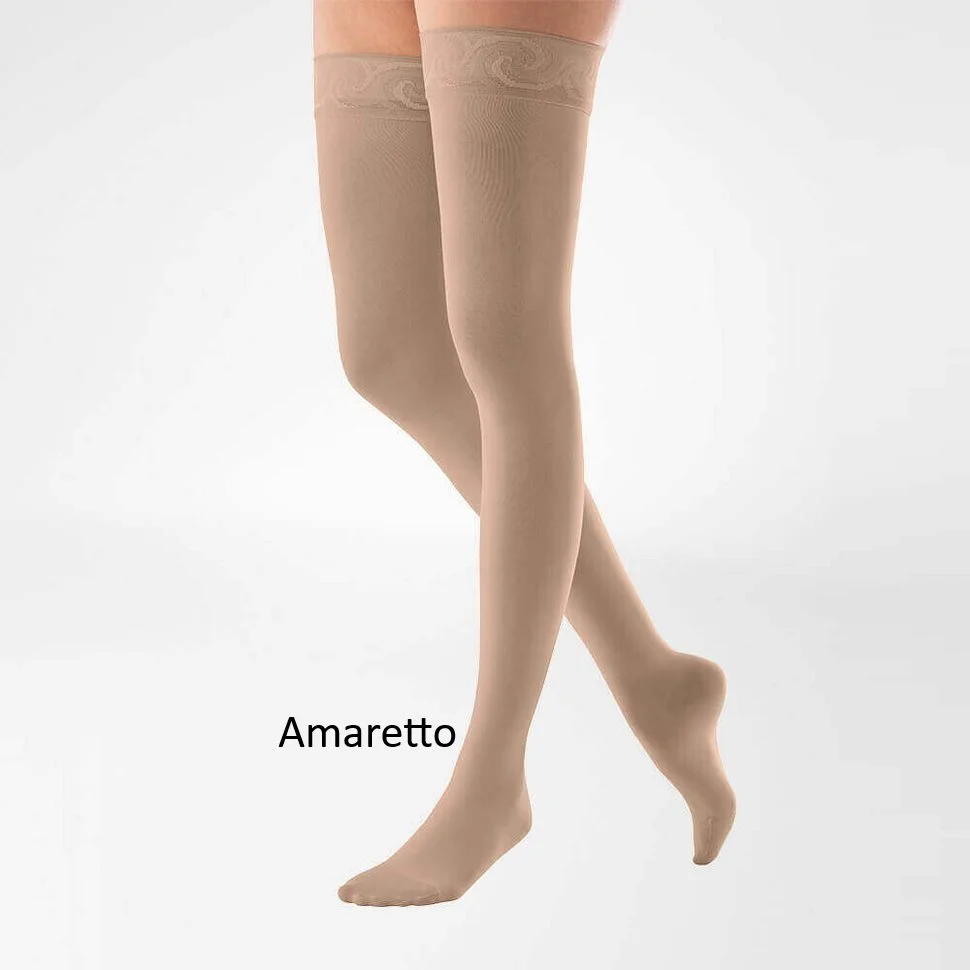 Bauerfeind VenoTrain Micro - Thigh High PLAIN Band w/ Dots 20-30 mmHg or 30-40 mmHg Compression Stocking