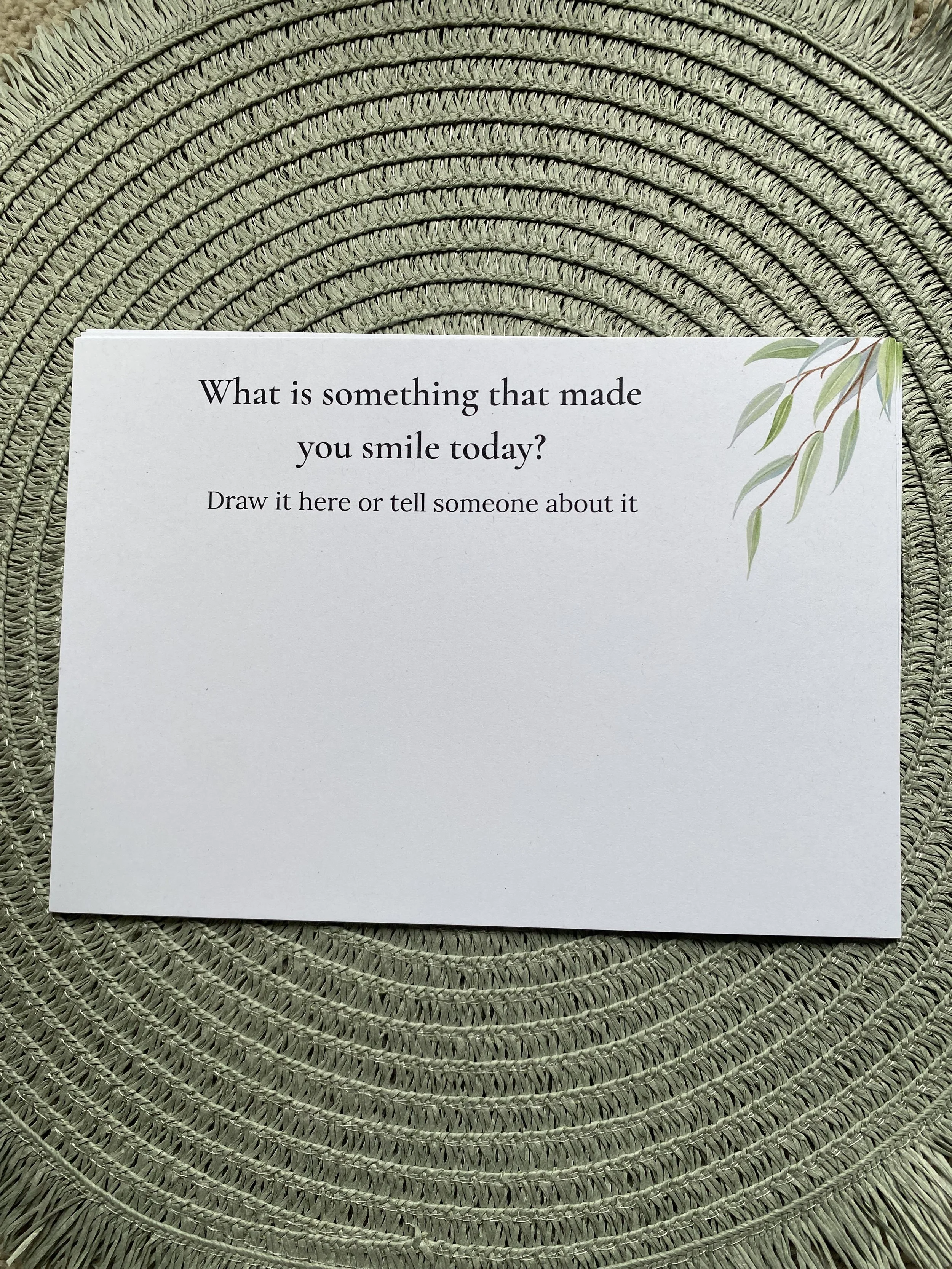 Once Upon a Gumtree Wonder Card prompt