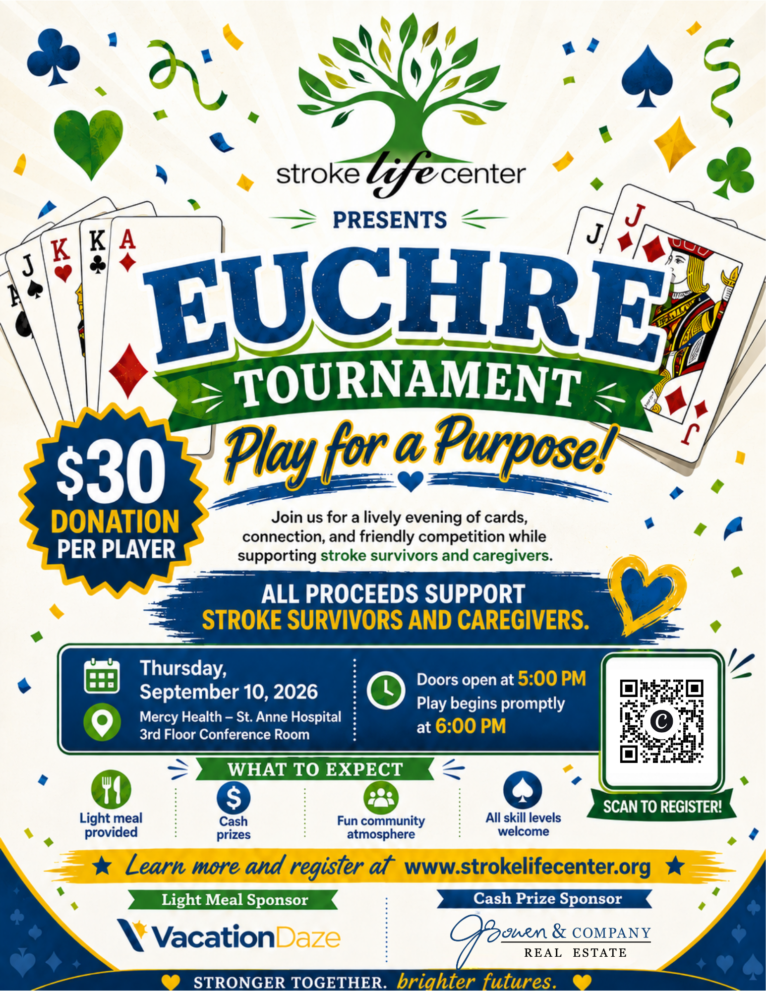 euchre tournament flyer