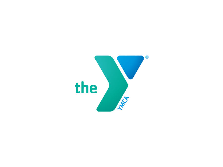 The YMCA logo with a stylized y-shape and the words "the YMCA" next to it.