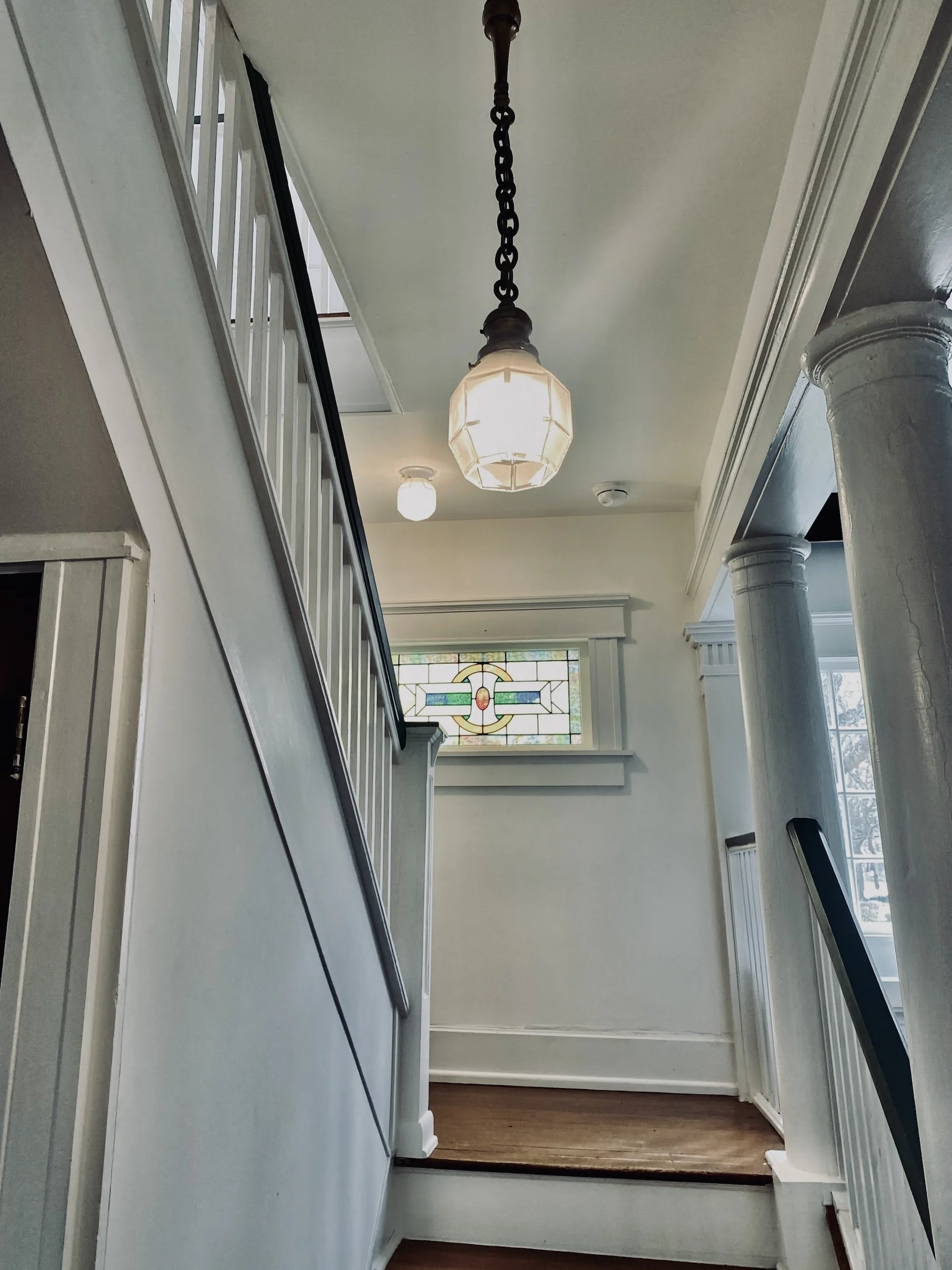 STAIRS AND SECOND FLOOR HALLWAY