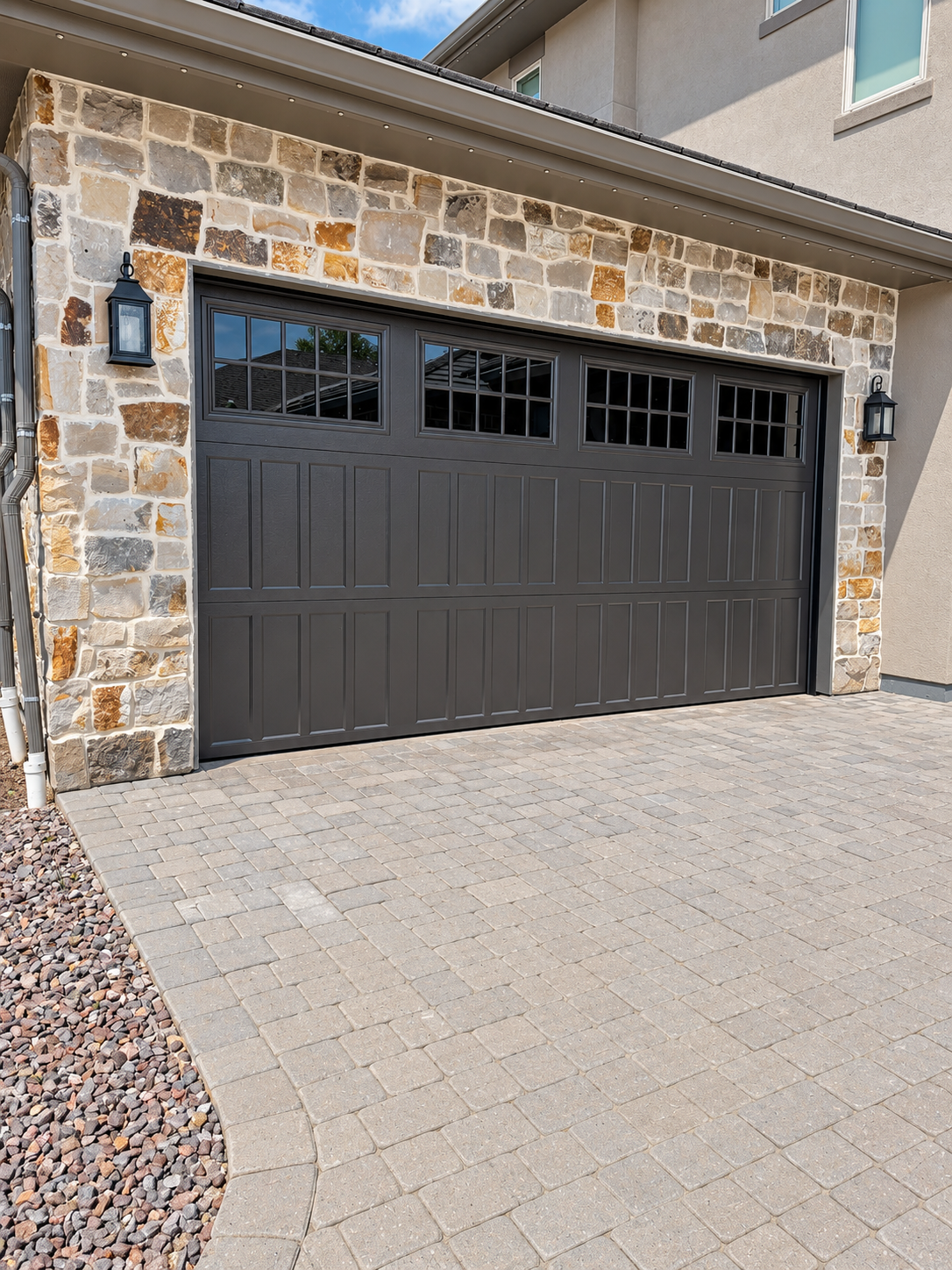 Residential garage door installed by Galaxy Doors in Littleton, Colorado