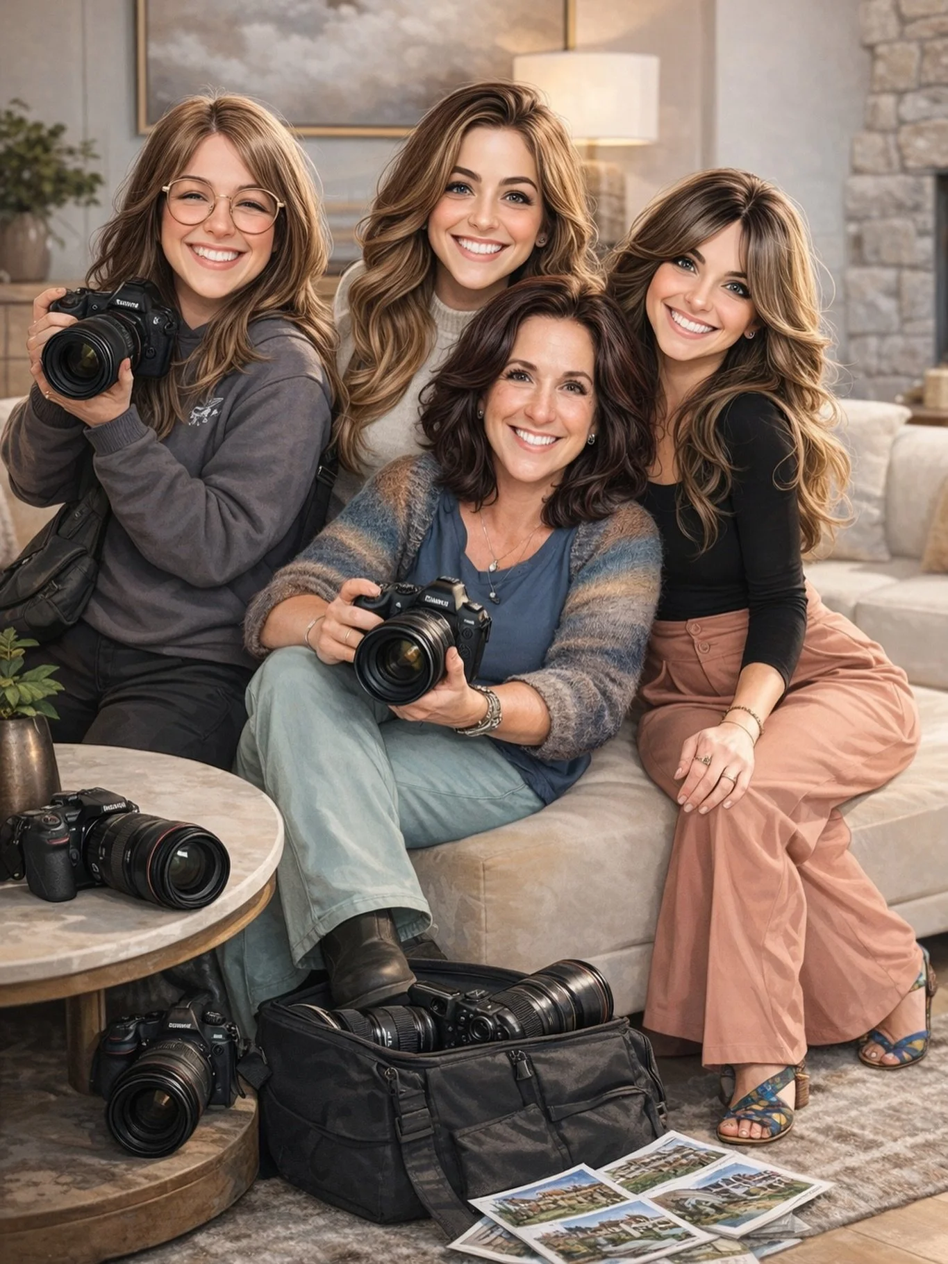 Had to jump on this trend. Love this crew! 🙌🏻