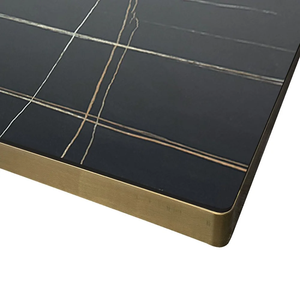 Black Porcelain Table Top