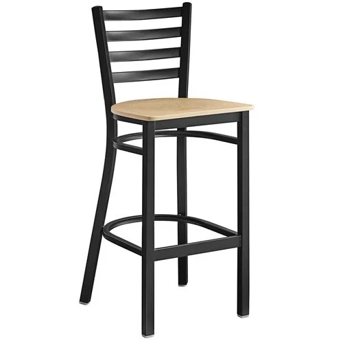 Natural Wood Barstool