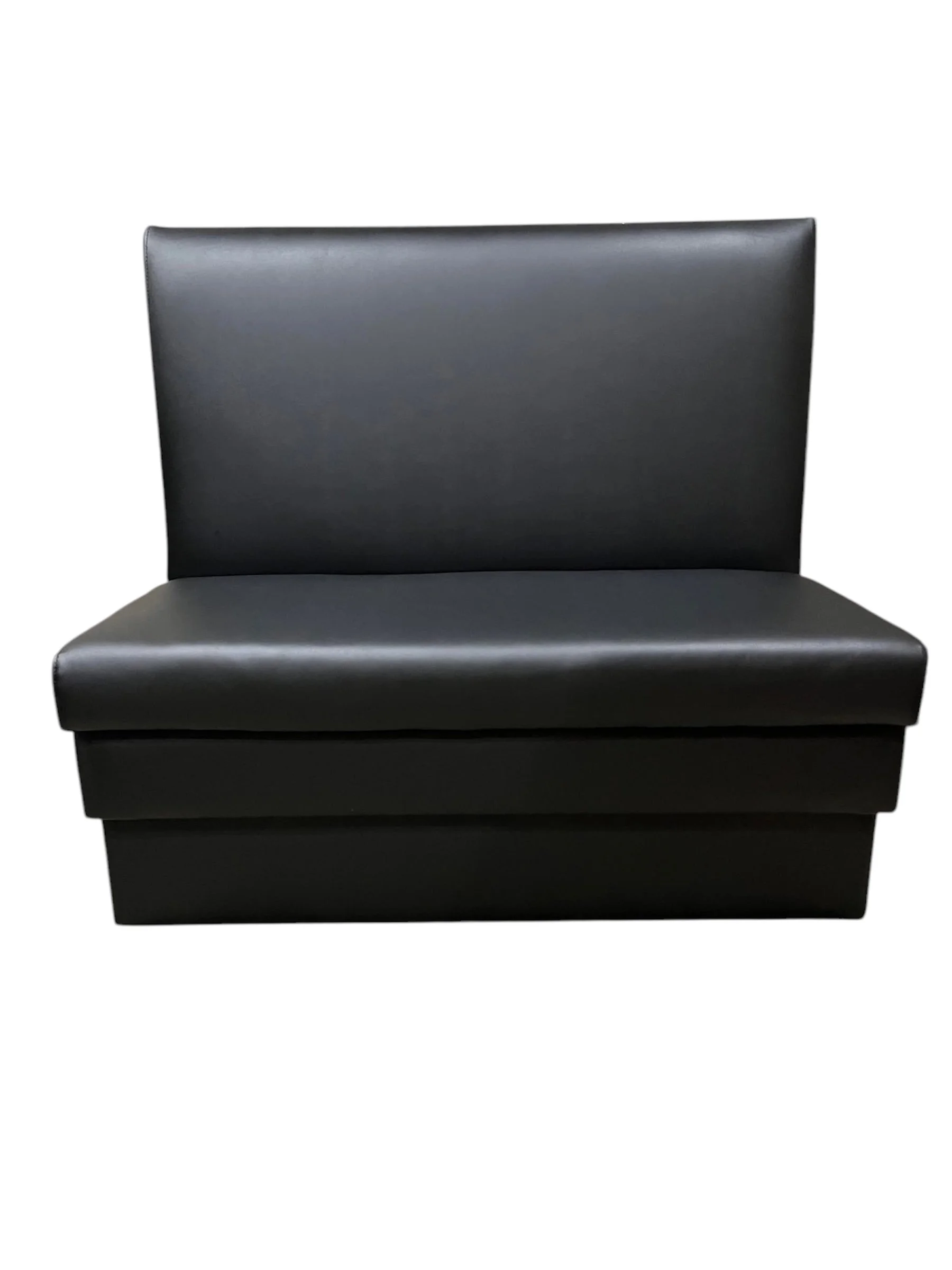 Classic Black Restaurant Booth