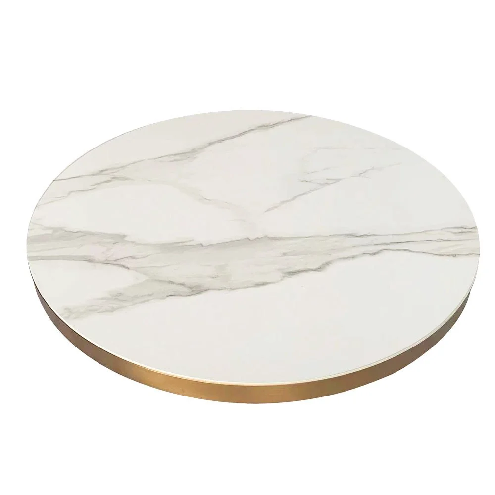 White Porcelain Round Table Top