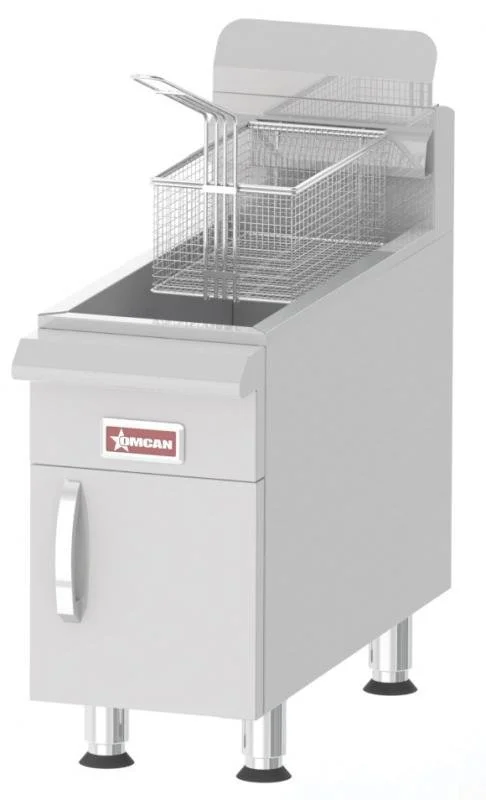 43087- Commercial Countertop Propane Gas Fryer with 26,500 BTU and 15 lb. Oil Capacity