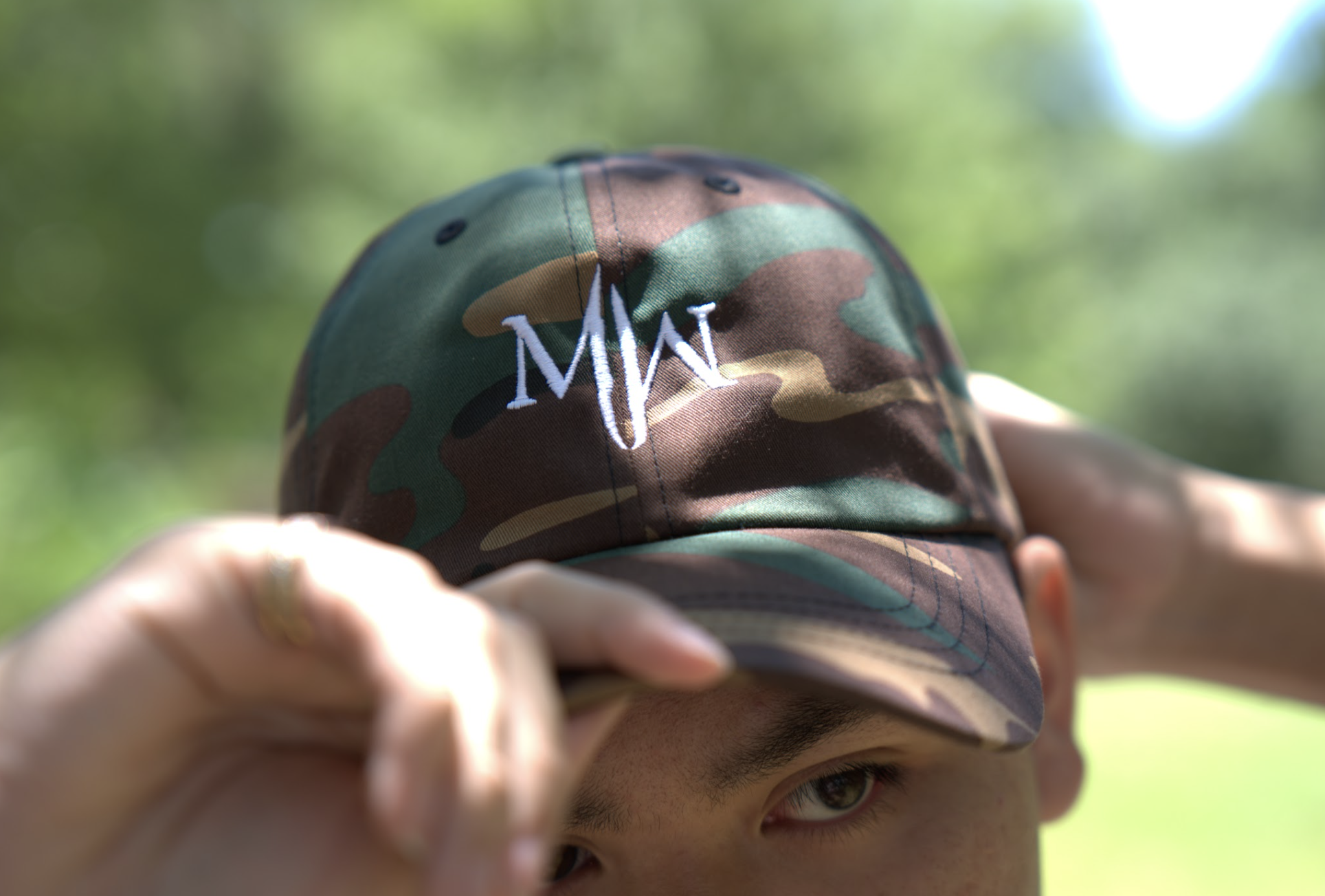 MW Camo Hat - White