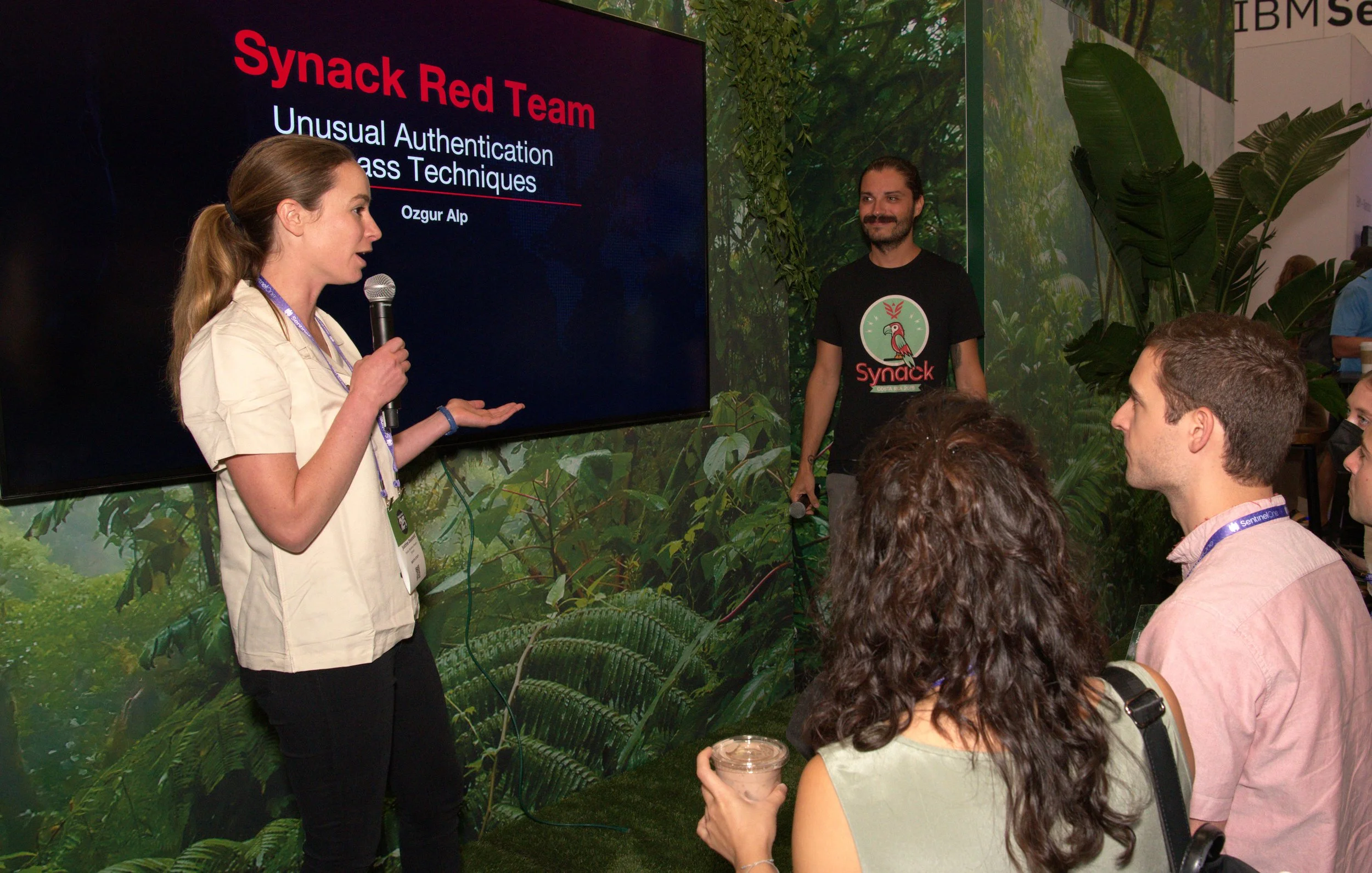 Presentation in the Cave.