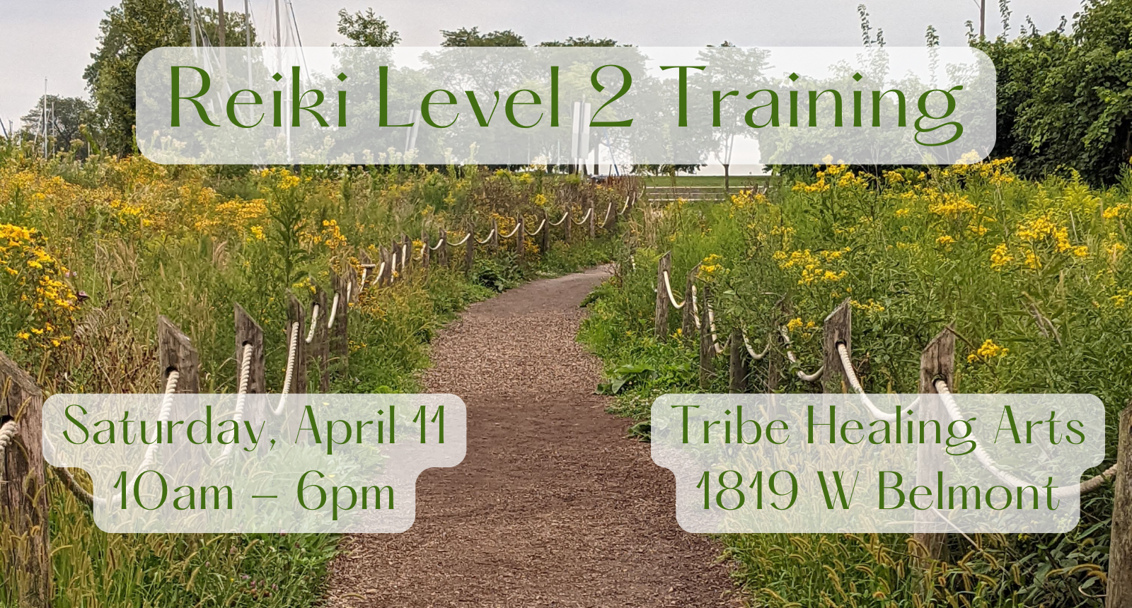Reiki Level 2 Training @ Tribe Healing Arts