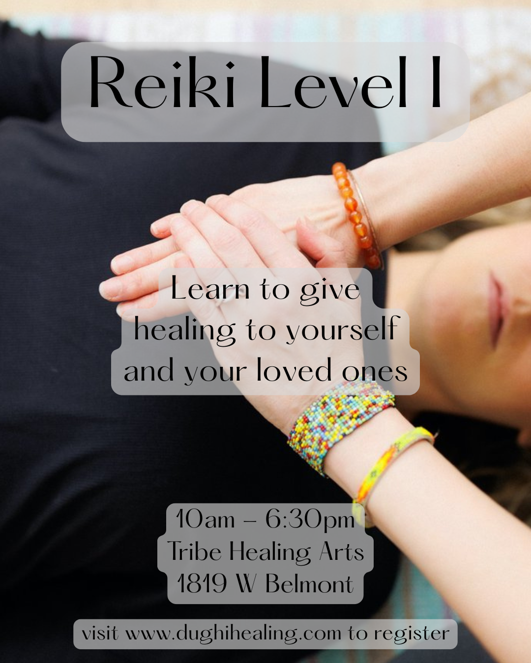 Reiki Level 1 Training - Feb 21, 2026
