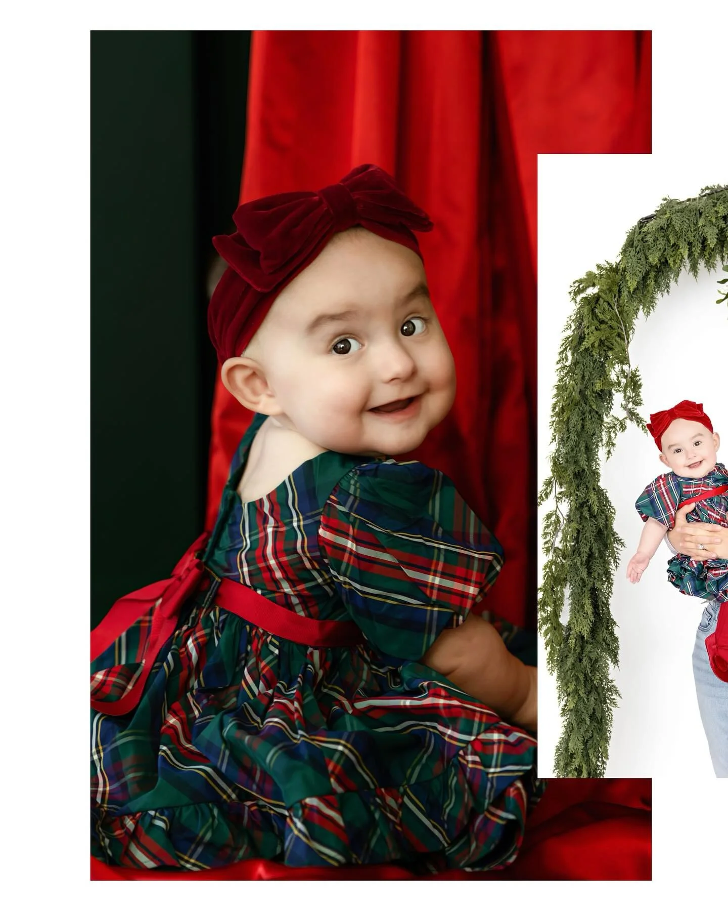 Ok, Christmas sessions are in full swing and I&rsquo;m not mad at it! Little Miss Charlotte is so ready to celebrate her very first Christmas! She absolutely melted me with her big smiles! She was SO happy and the perfect little one to kick off my ho