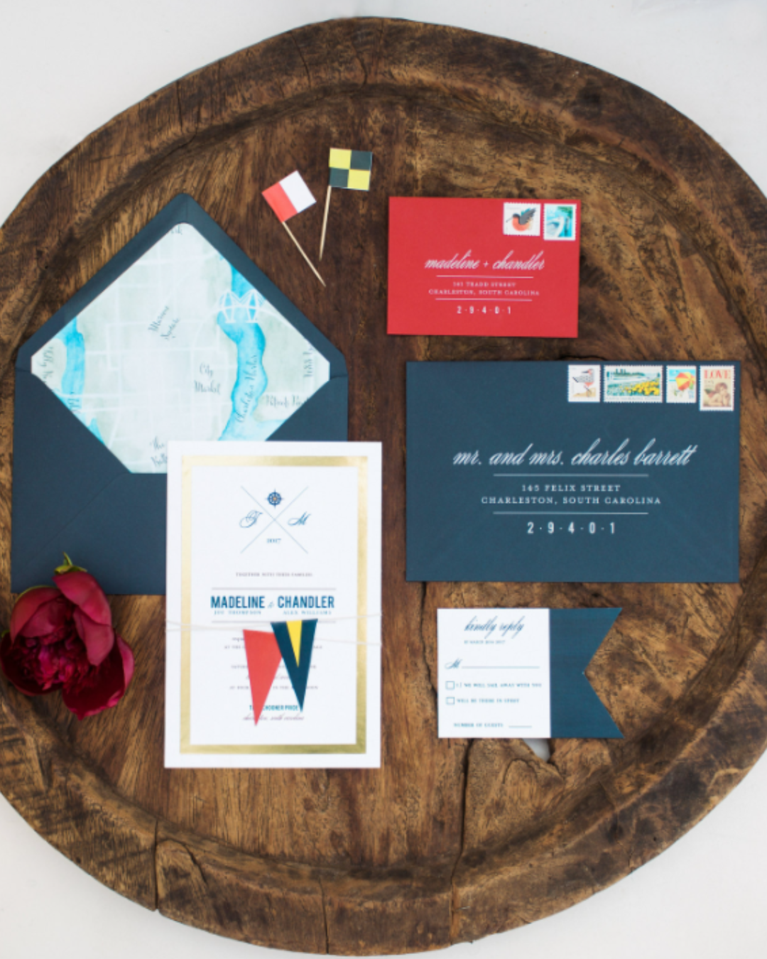 Nautical Wedding Stationery Suite