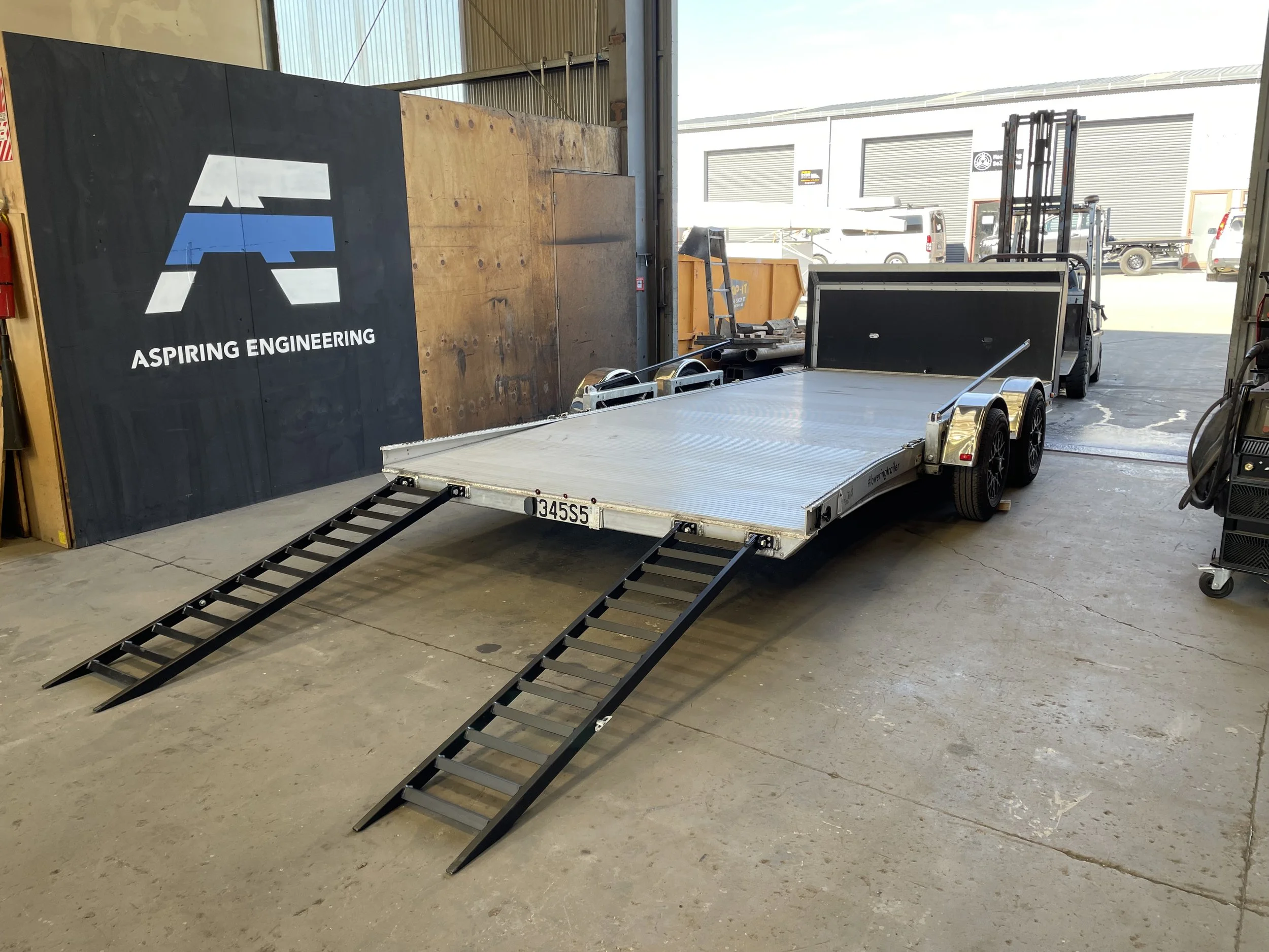 Custom steel ramps fabricated and fitted. 