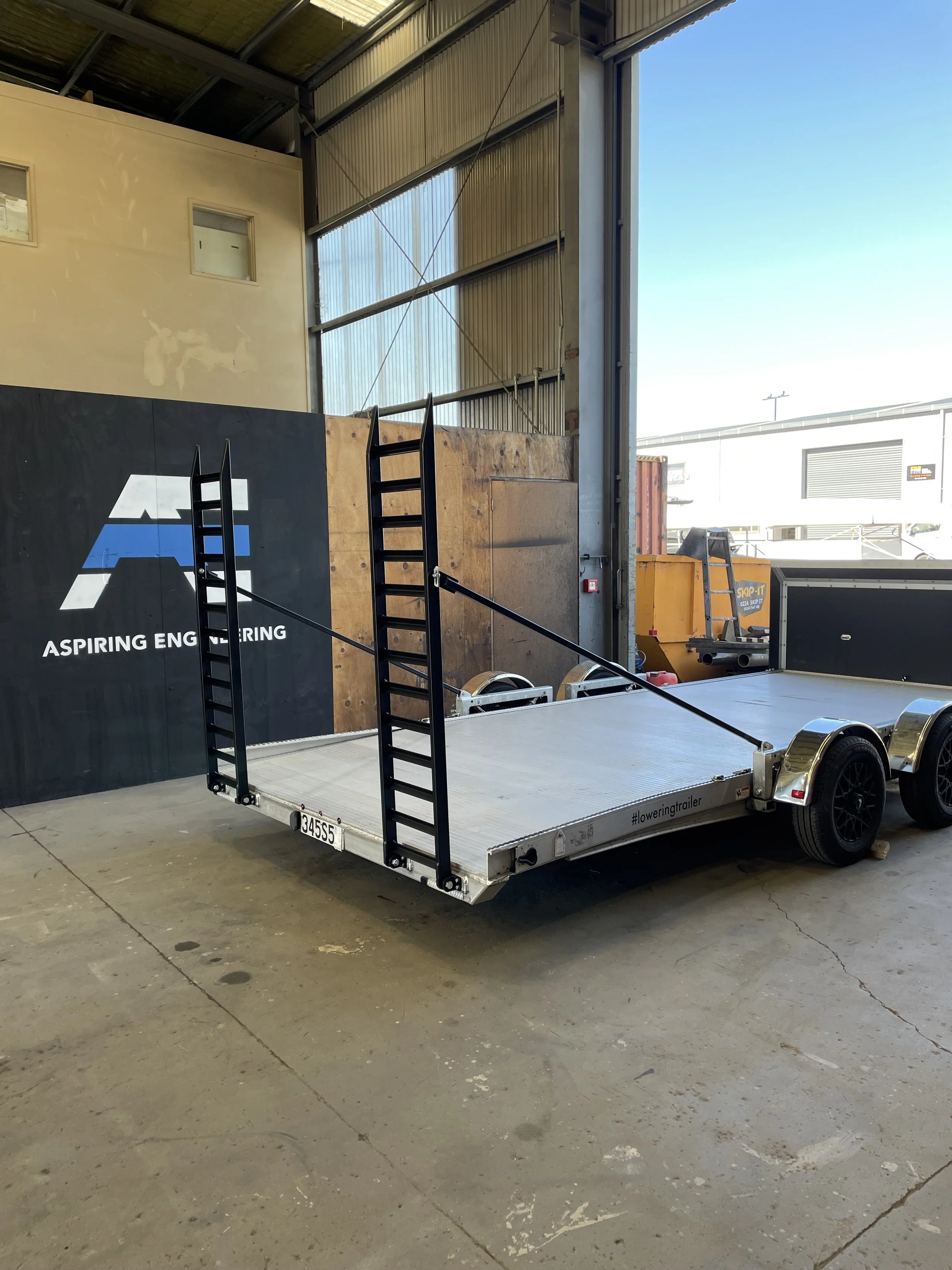 Custom steel ramps fabricated and fitted. 