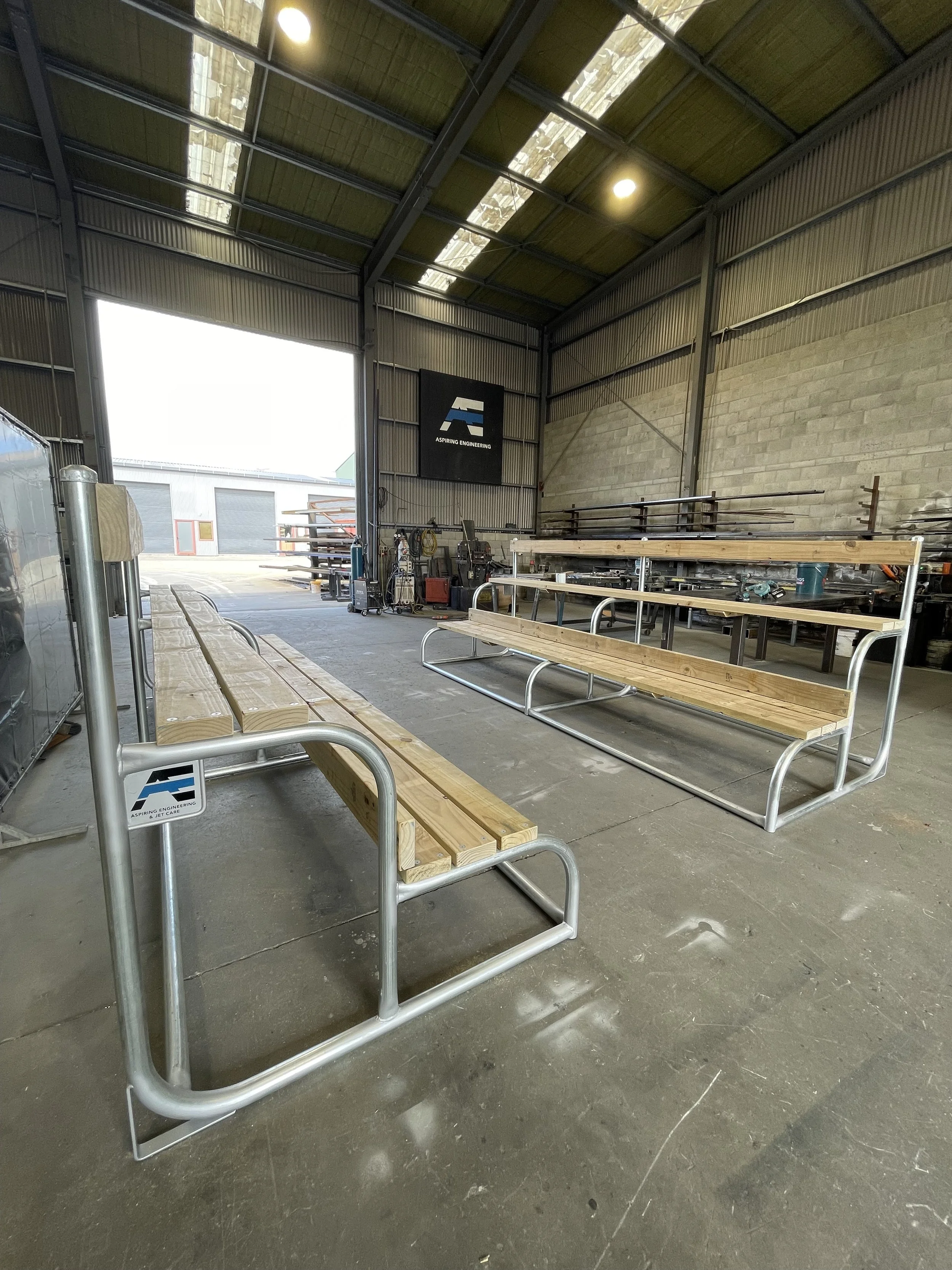 Custom seating we completed for the Wanaka A&P Show.
