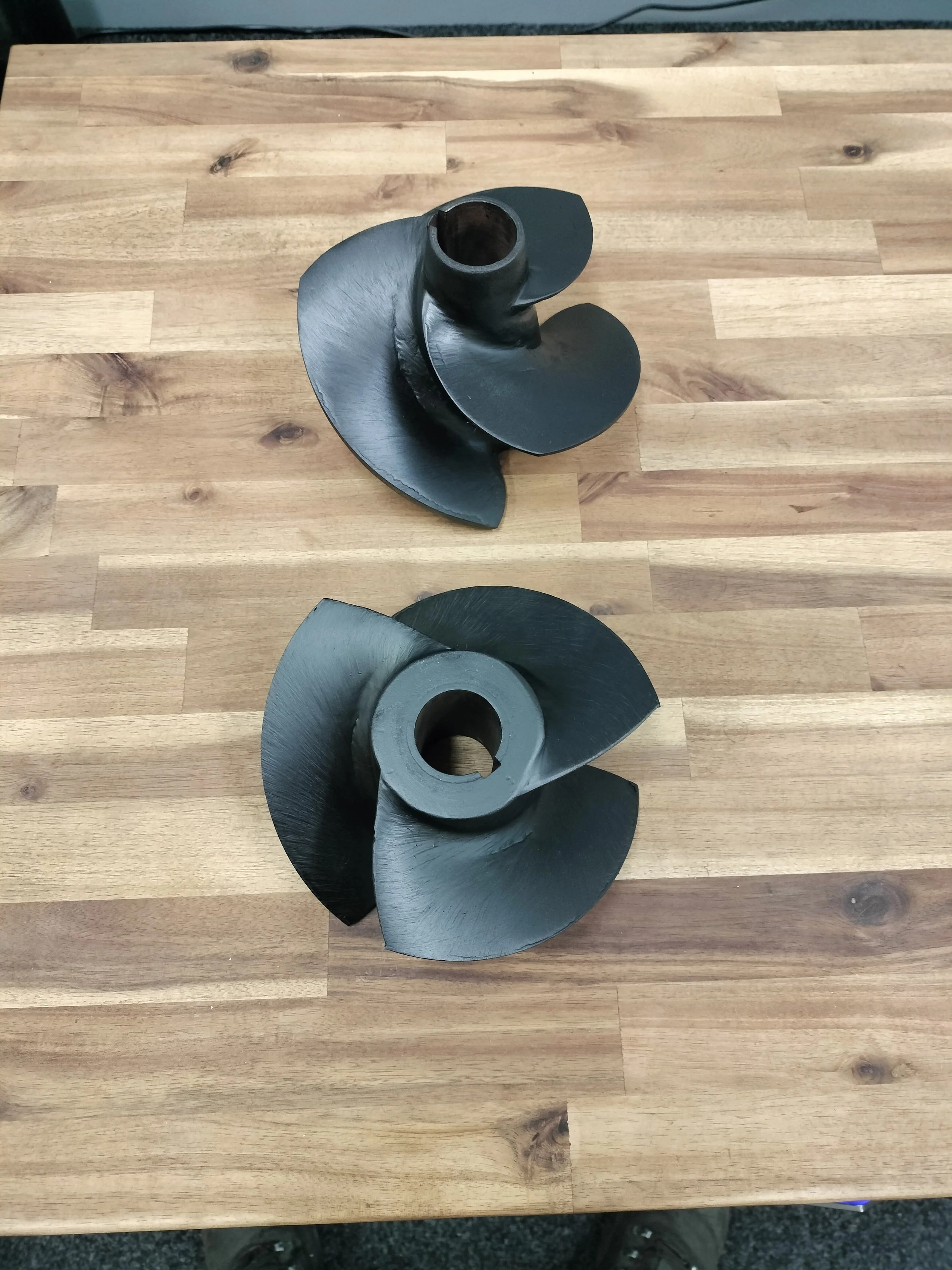 Rebuilt Scott 612 impellers 
