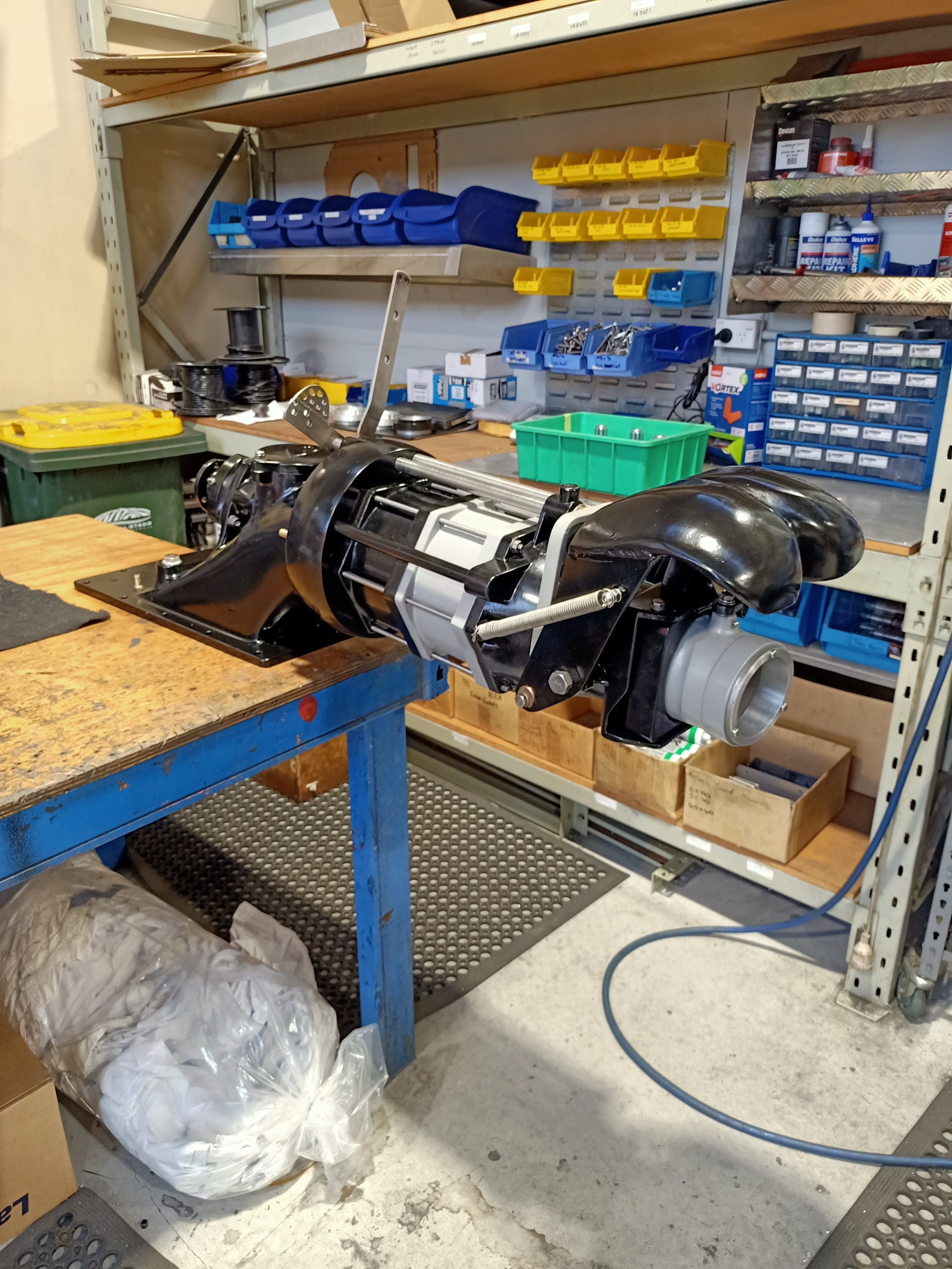 Fully restored Hamilton 753 paired with a 383 Chev.